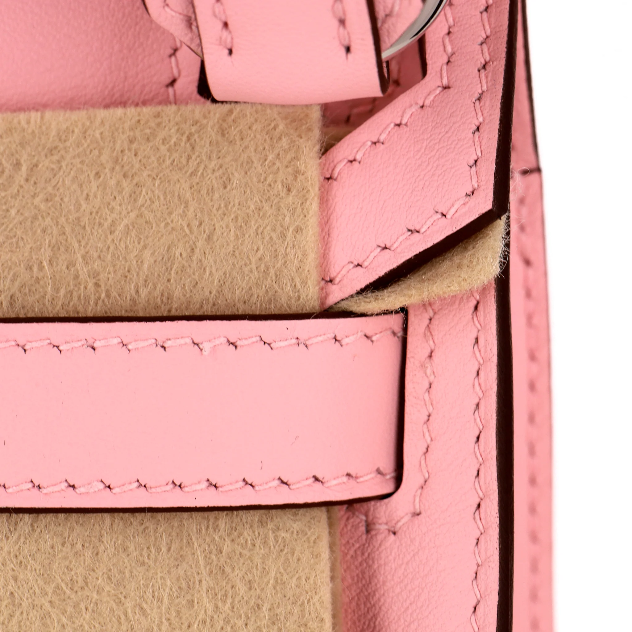 Hermes 2026 Mini Jypsiere Cuir Veau Swift Leather Shoulder Bag In Rose Sakura- Full Set - Brand New - Image 13