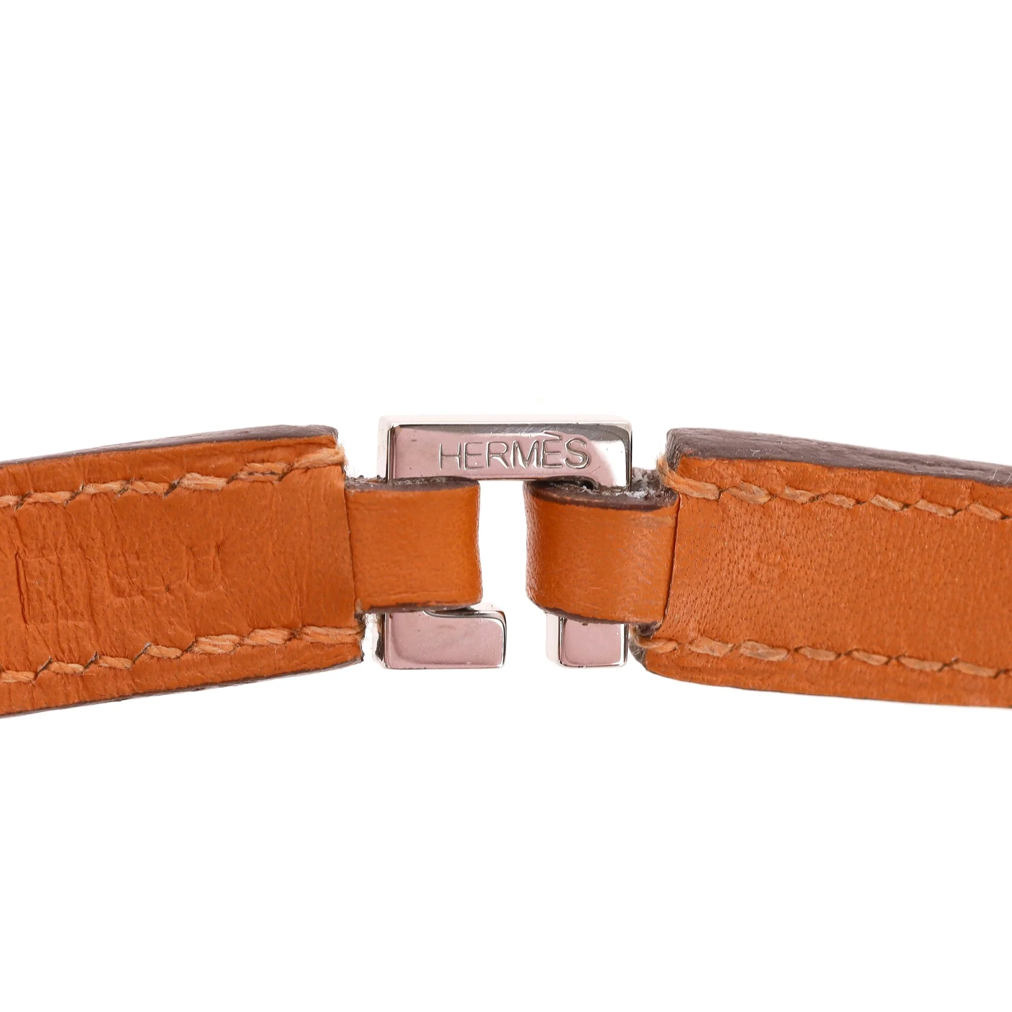 Hermes Multi Stud Medor Rockstud Leather Wrap Bracelet - Image 5