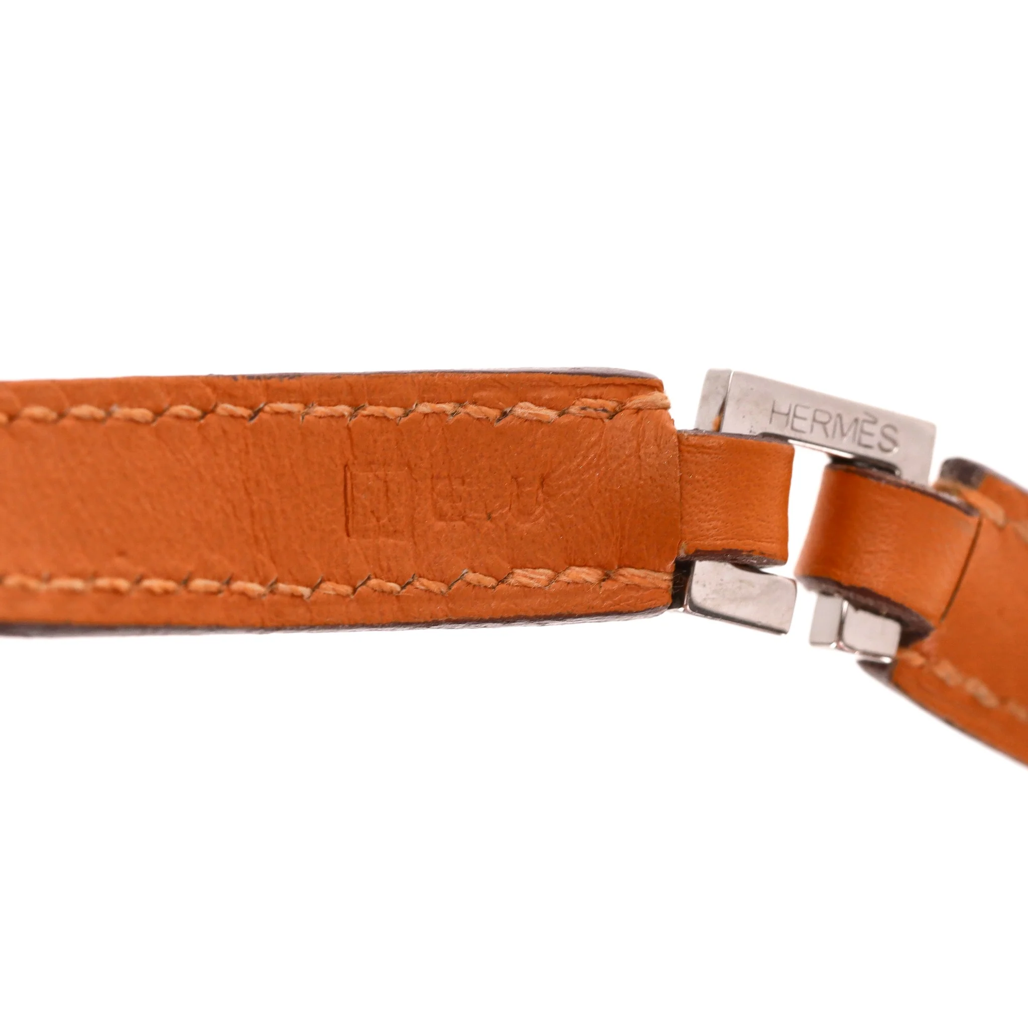 Hermes Multi Stud Medor Rockstud Leather Wrap Bracelet - Image 6