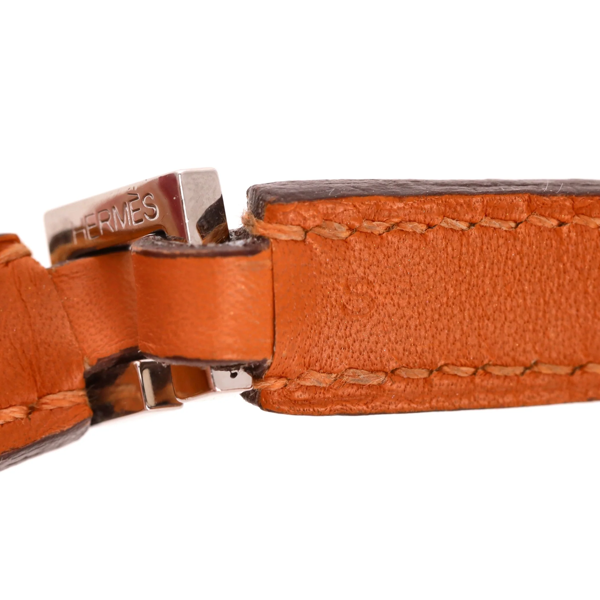 Hermes Multi Stud Medor Rockstud Leather Wrap Bracelet - Image 7