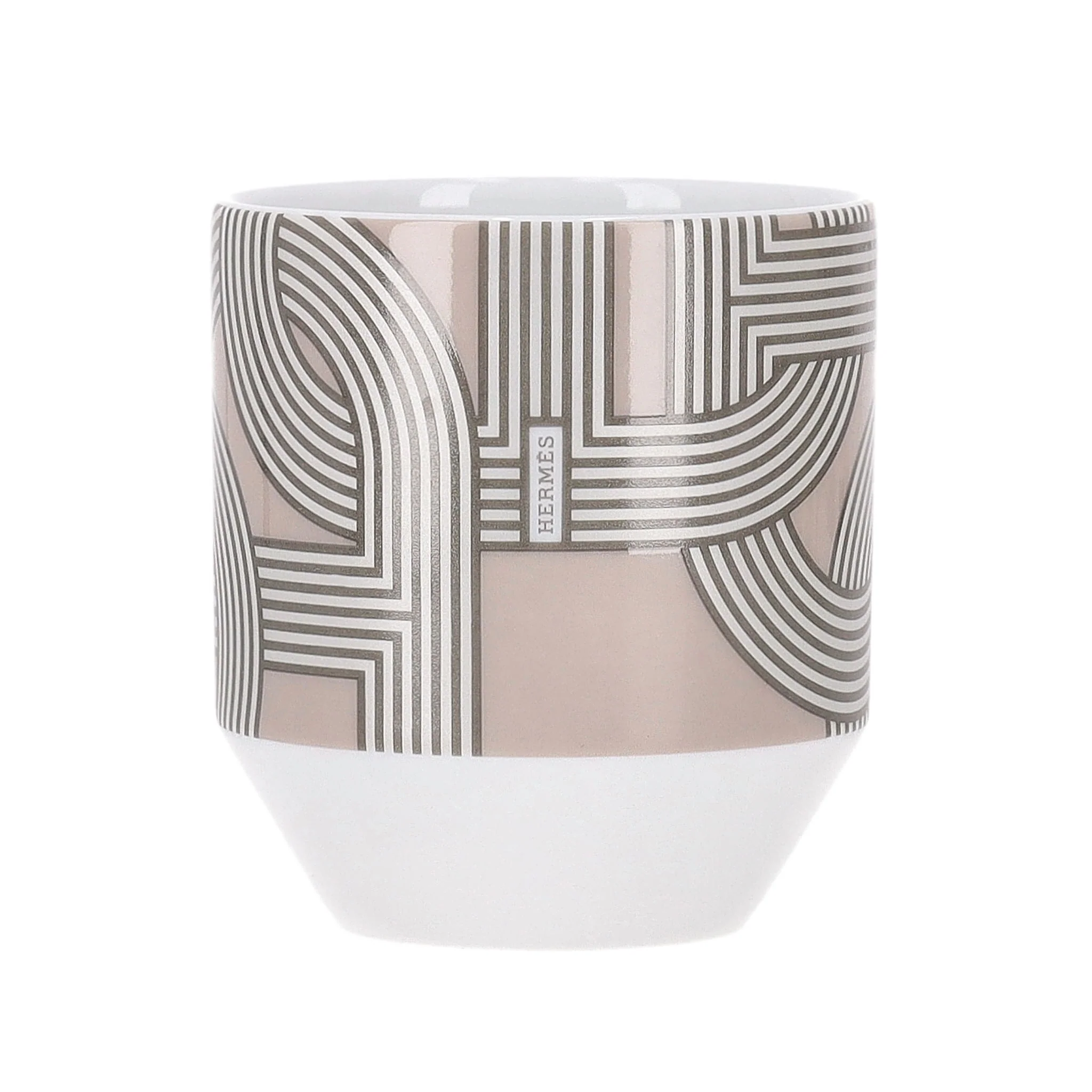 Hermes Rallye 24 Set of 6 Limoge Porcelain Tumblers - Image 3