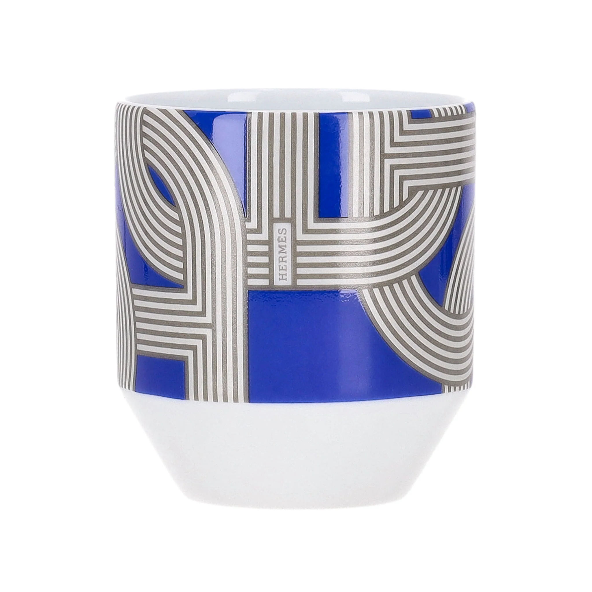 Hermes Rallye 24 Set of 6 Limoge Porcelain Tumblers - Image 6