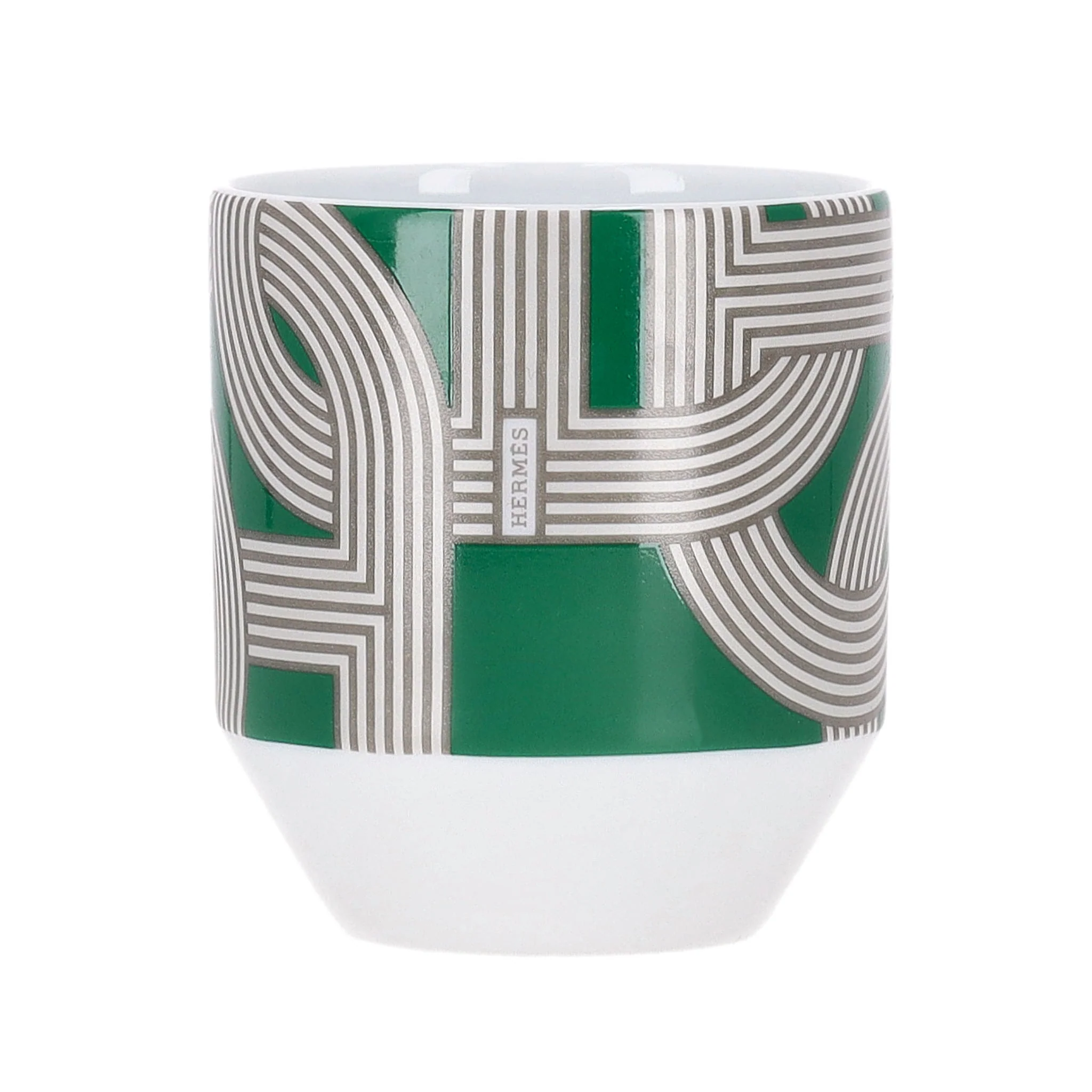 Hermes Rallye 24 Set of 6 Limoge Porcelain Tumblers - Image 8