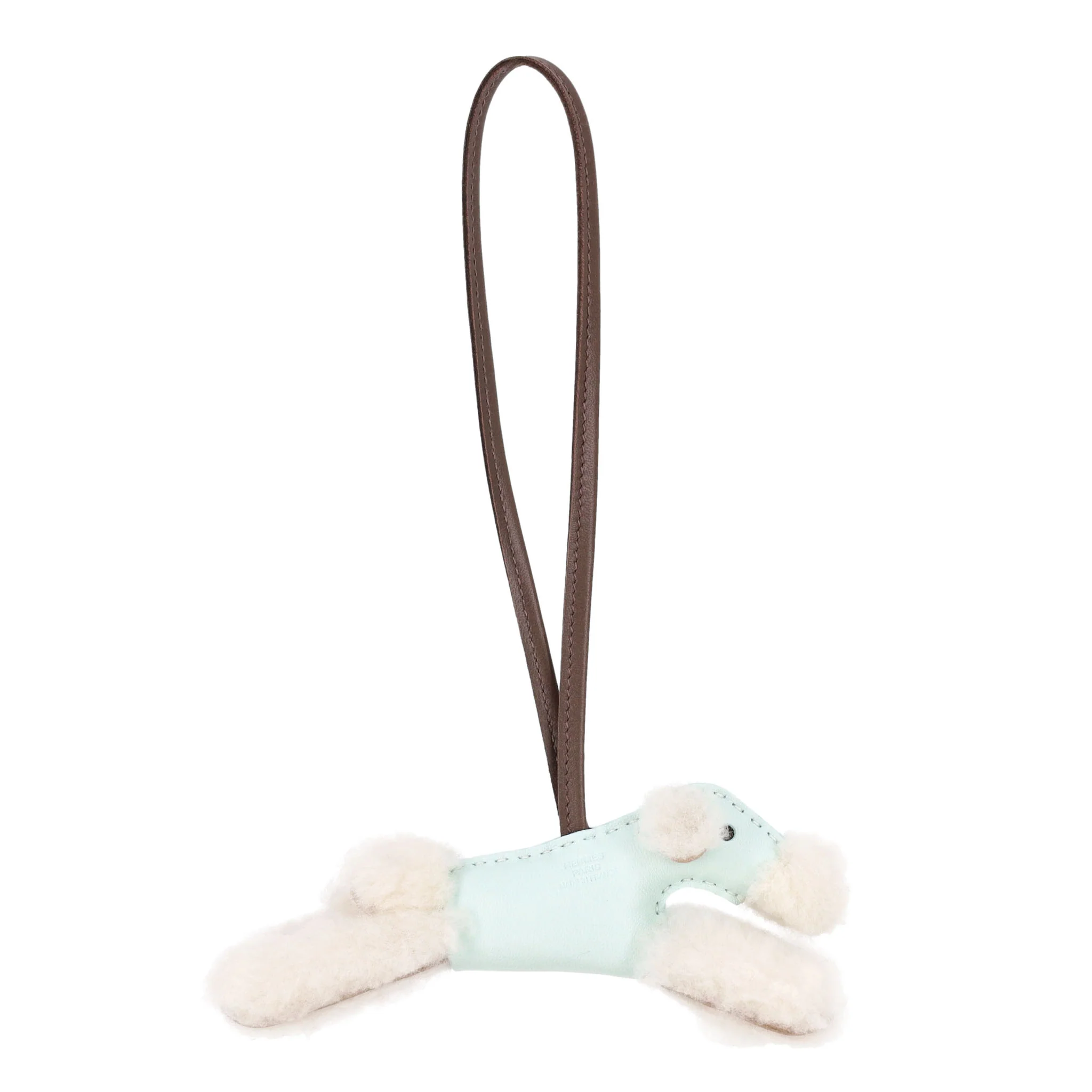Hermes Merinos Wool & Milo Lambskin Budy Bag Charm - Image 3