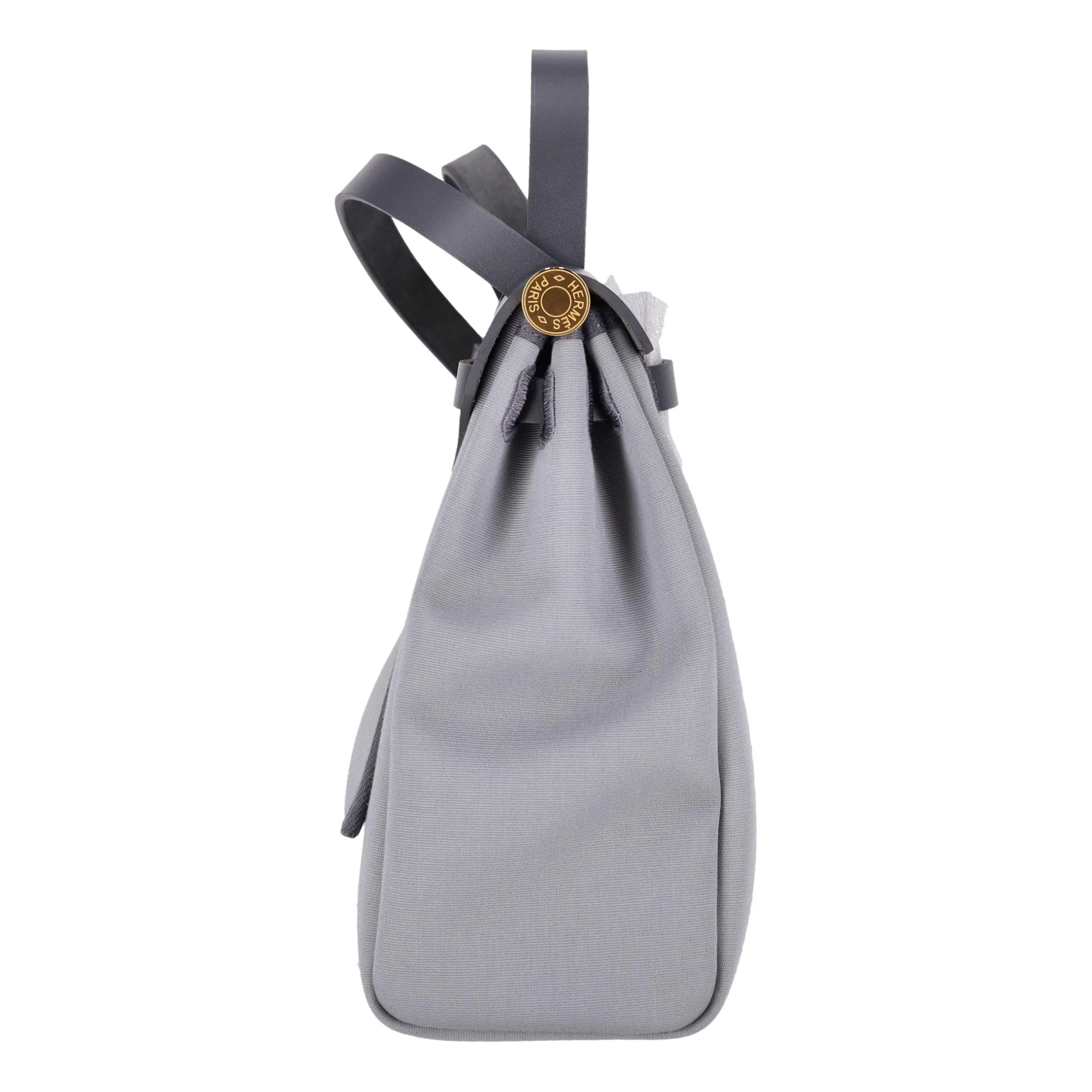 Hermes Toile & Vache Hunter Leather Herbag Zip 31 Bag Matching Pouch - Full Set - Brand New - Image 3