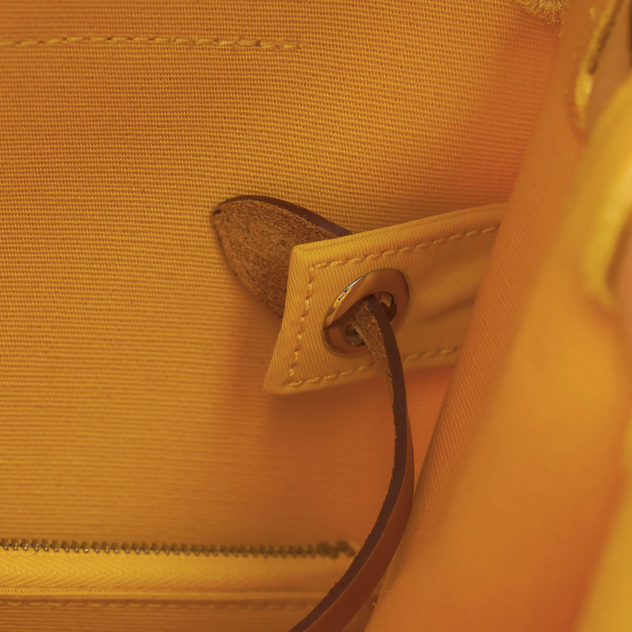 Hermès Toile & Vache Leather Hunter Herbag Zip 31 Bag & Matching Pouch - Image 12