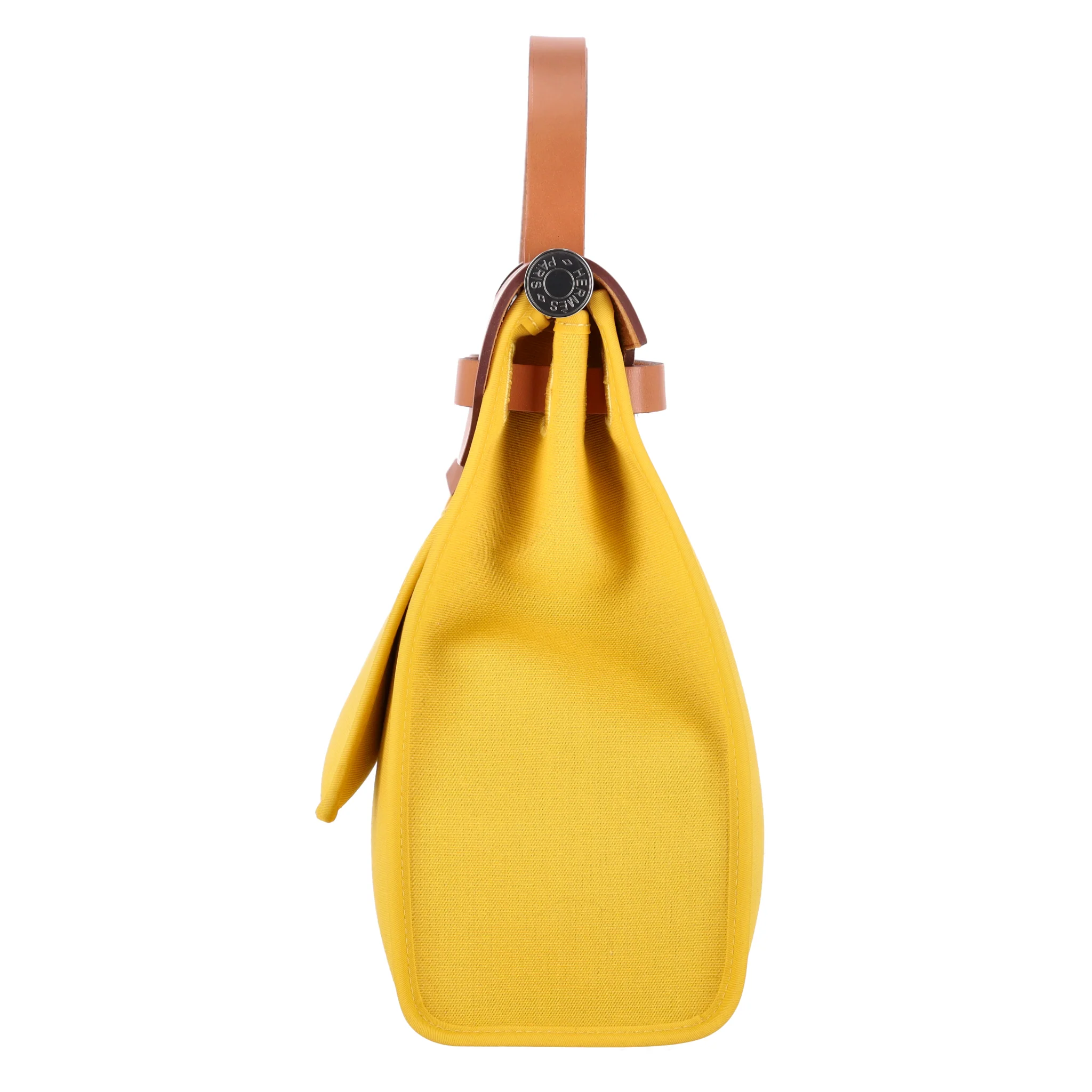 Hermès Toile & Vache Leather Hunter Herbag Zip 31 Bag & Matching Pouch - Image 3