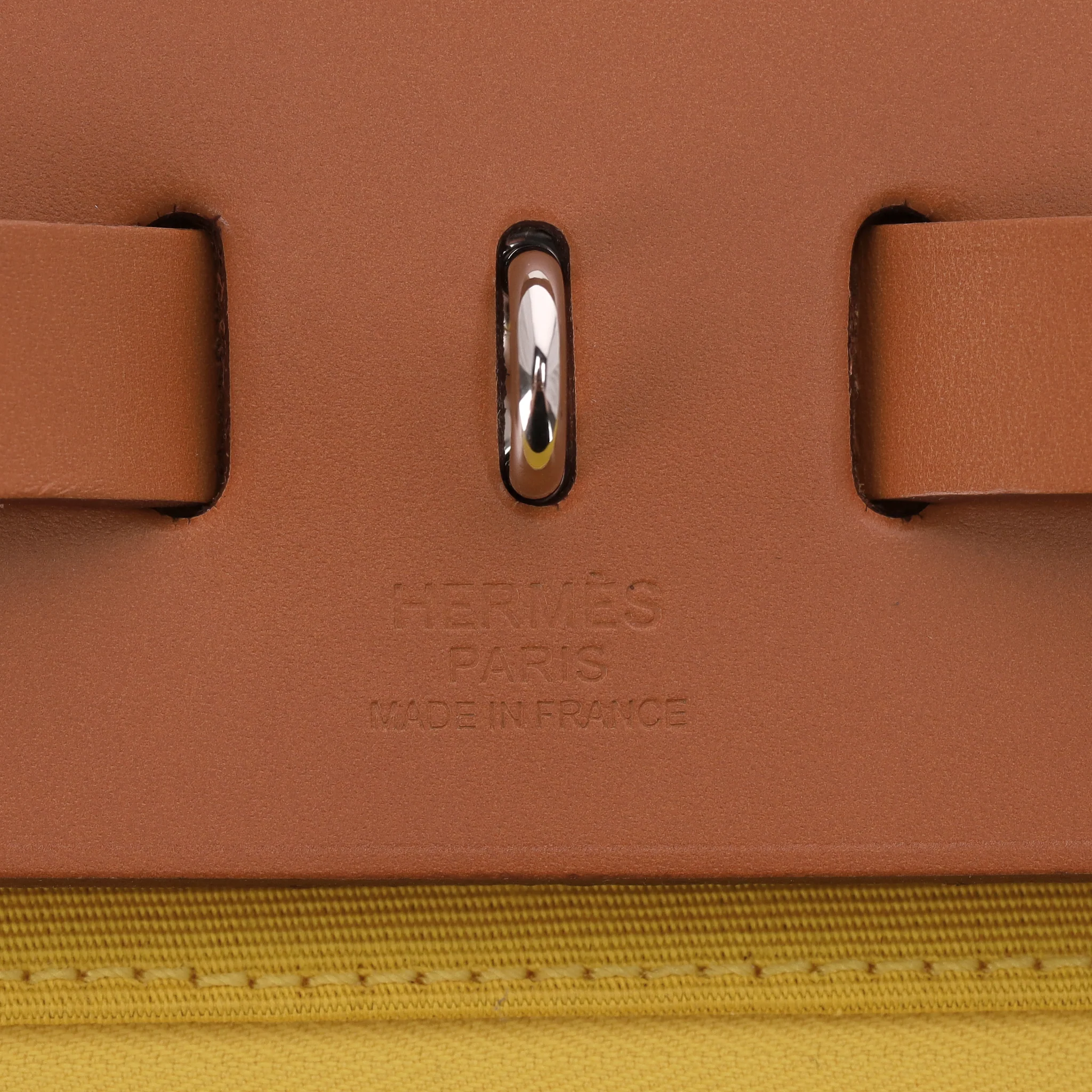 Hermès Toile & Vache Leather Hunter Herbag Zip 31 Bag & Matching Pouch - Image 9