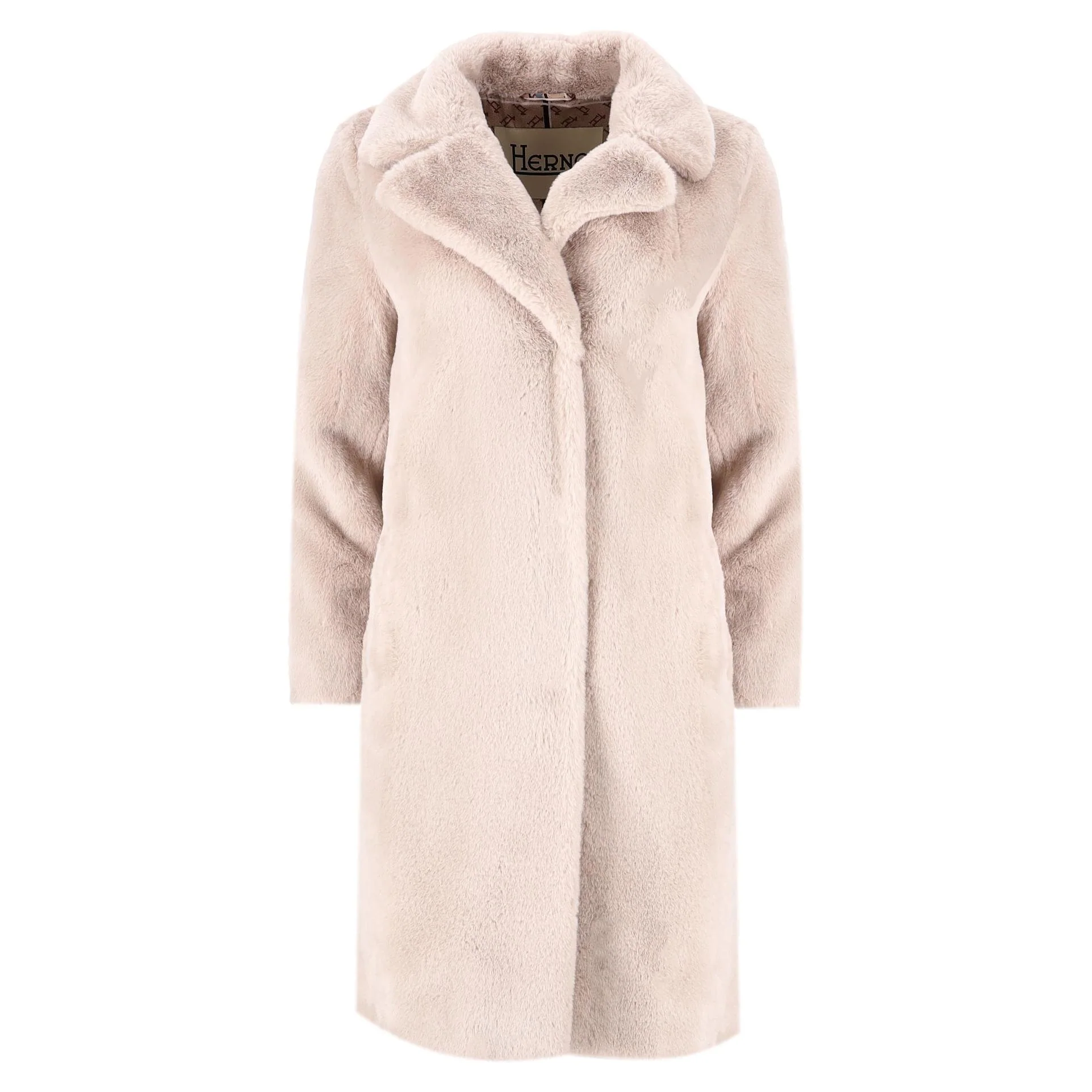 Herno Faux Fur Coat. Size 40