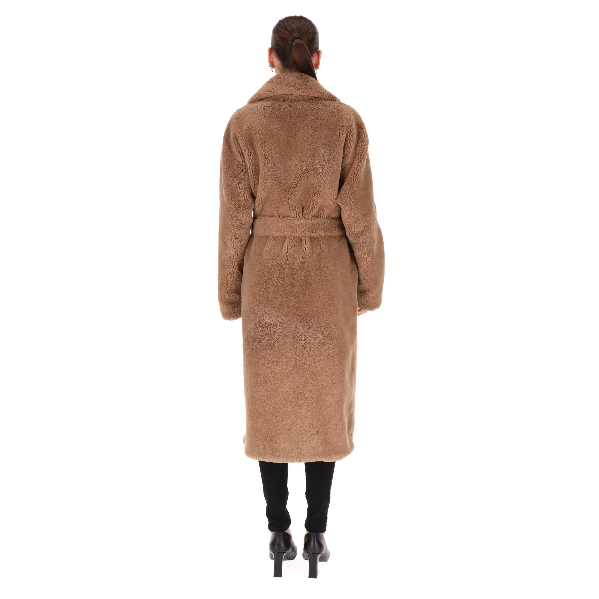 Herno Faux Fur Coat. Size 46IT - Image 4