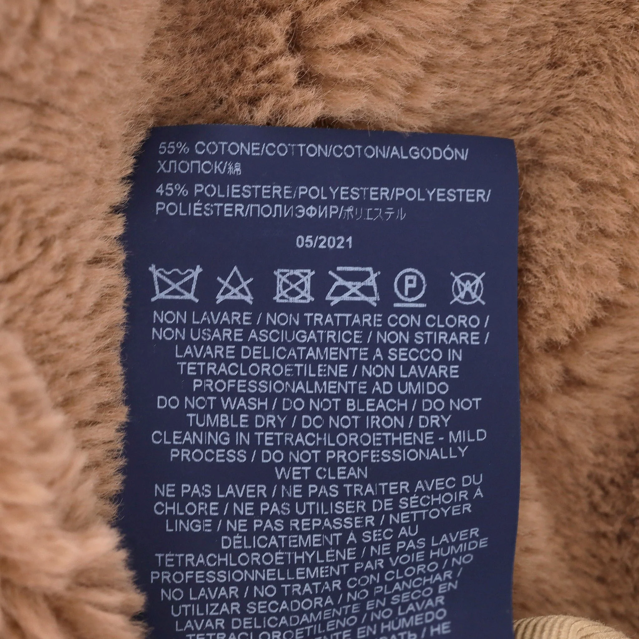 Herno Faux Fur Coat. Size 46IT - Image 8