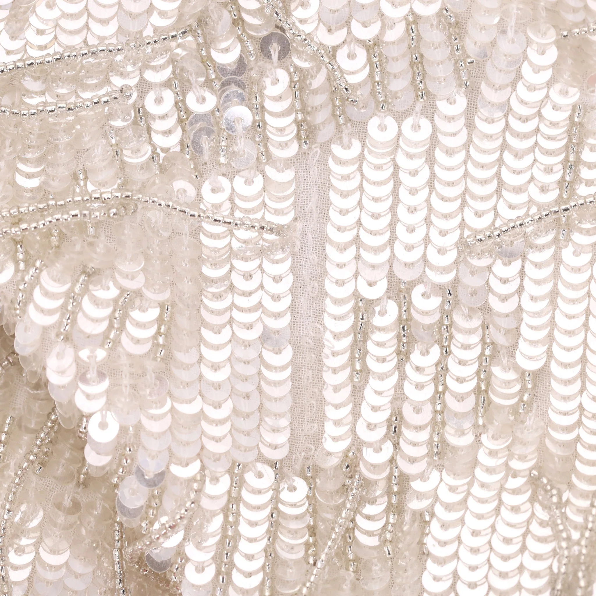 Ilta Sequin & Beaded Backless Midi Dress. Size 38 - Image 11