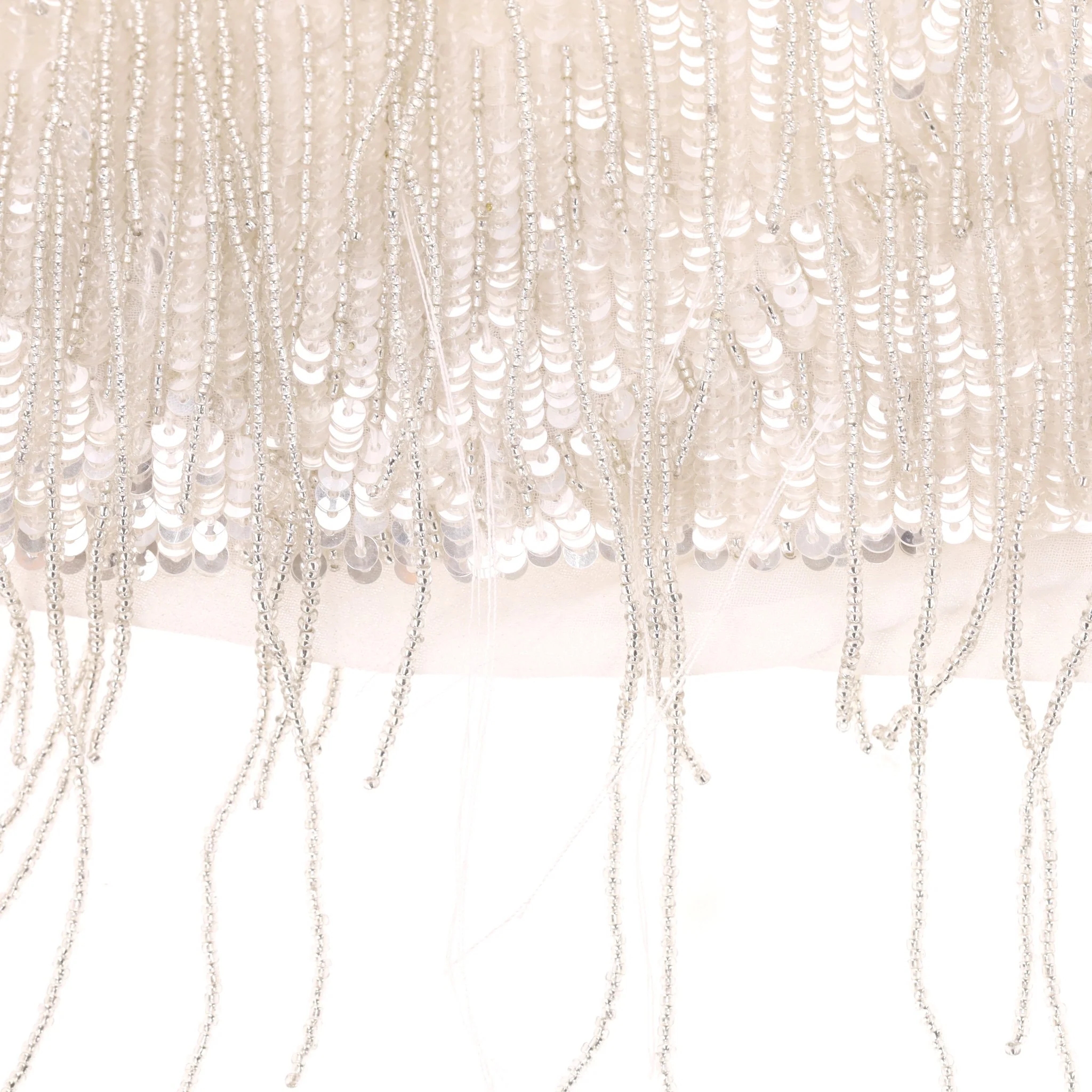 Ilta Sequin & Beaded Backless Midi Dress. Size 38 - Image 6