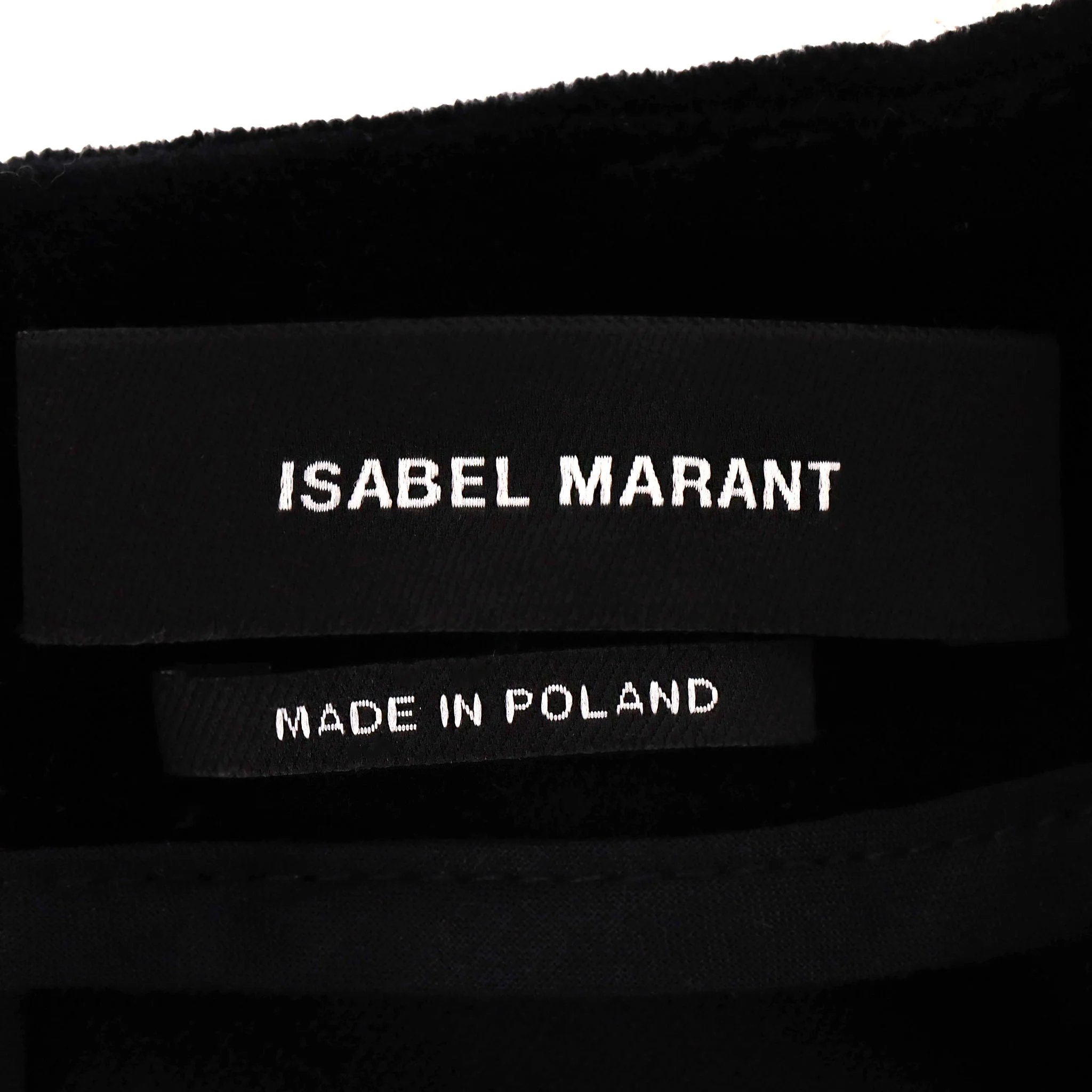 Isabel Marant Crystal-Embellished Velvet Mini Dress. Size 40FR - Image 8