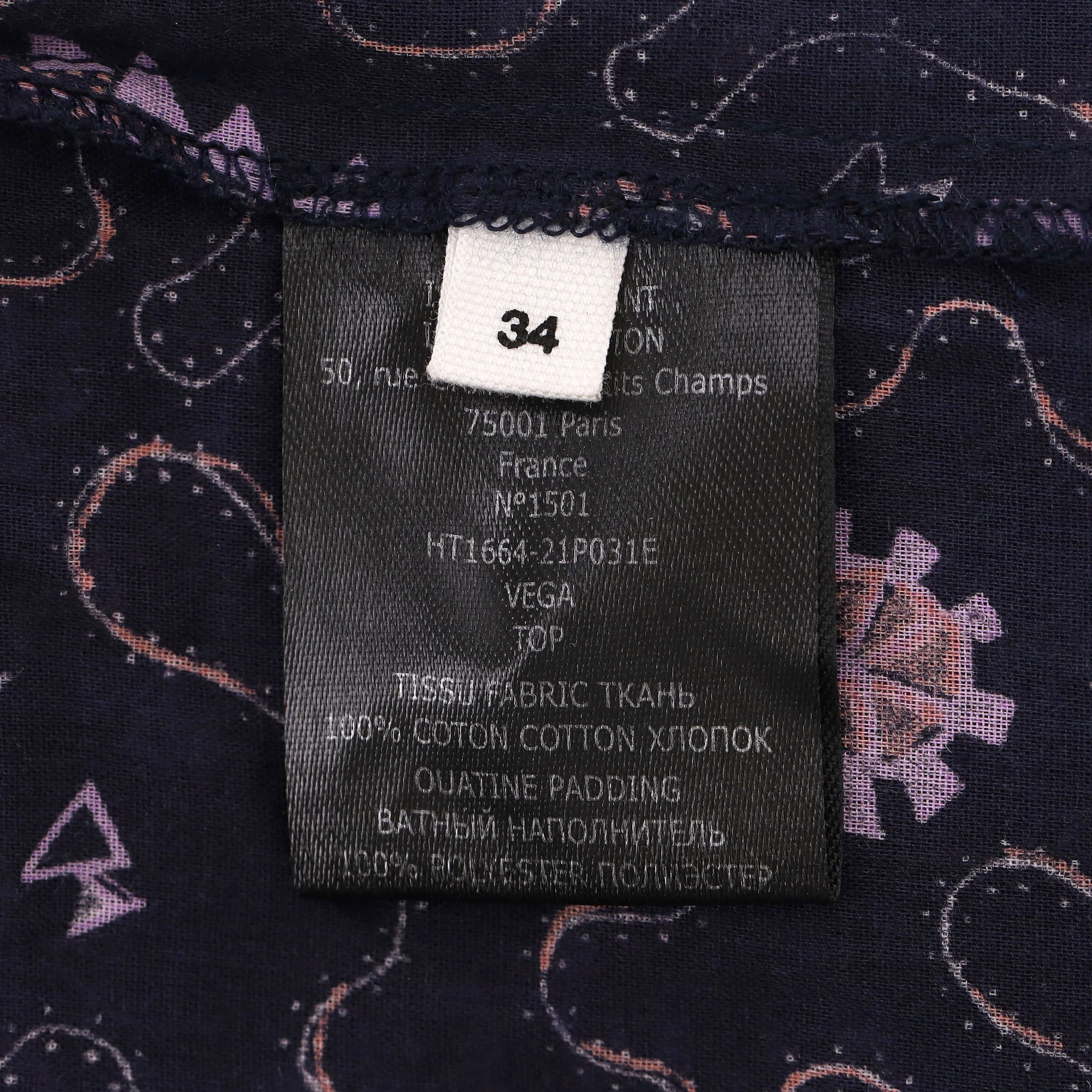 Isabel Marant Etoile Paisley Print Cotton Top & Skirt Two-Piece Set. Size 34/36FR - Image 10