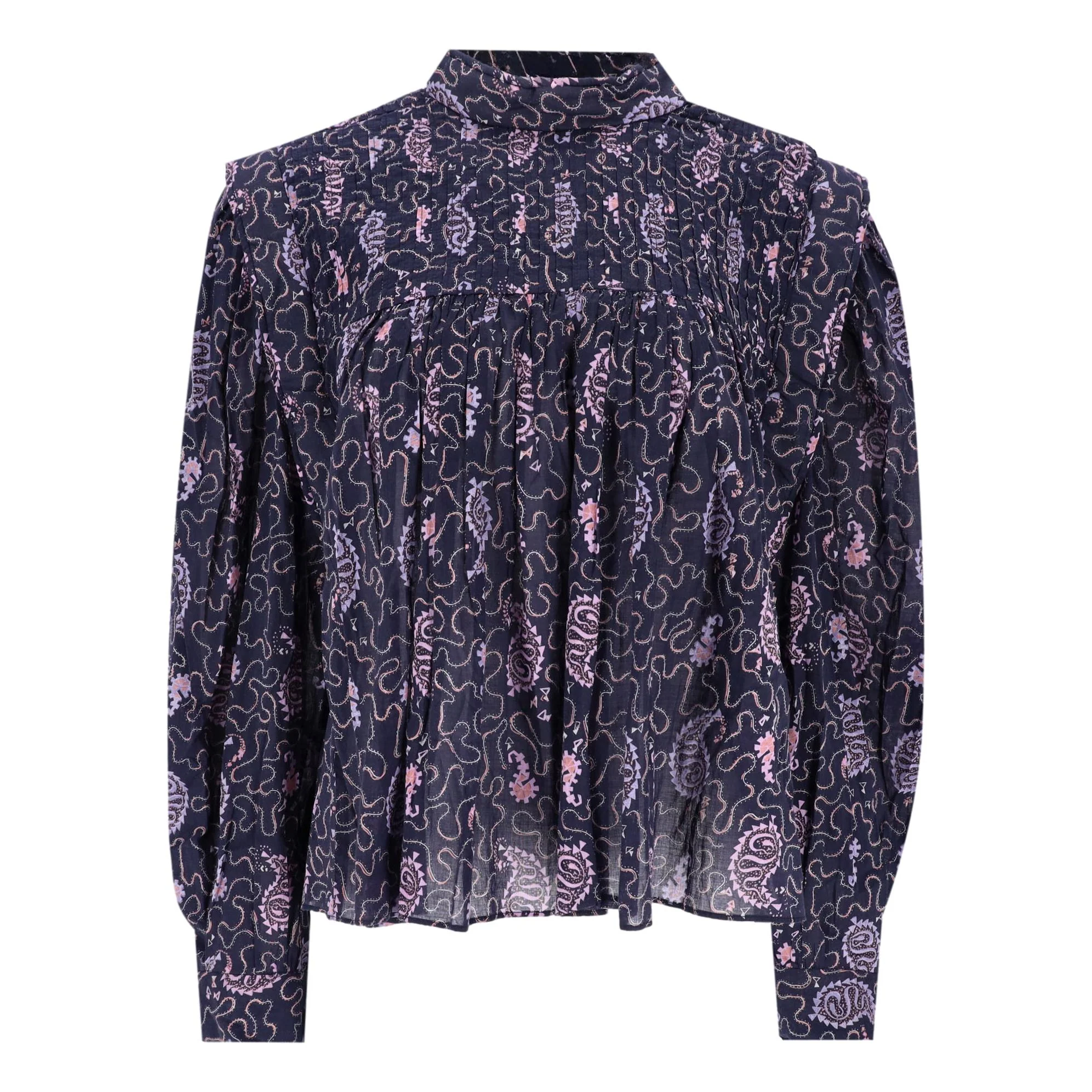 Isabel Marant Etoile Paisley Print Cotton Top & Skirt Two-Piece Set. Size 34/36FR - Image 5