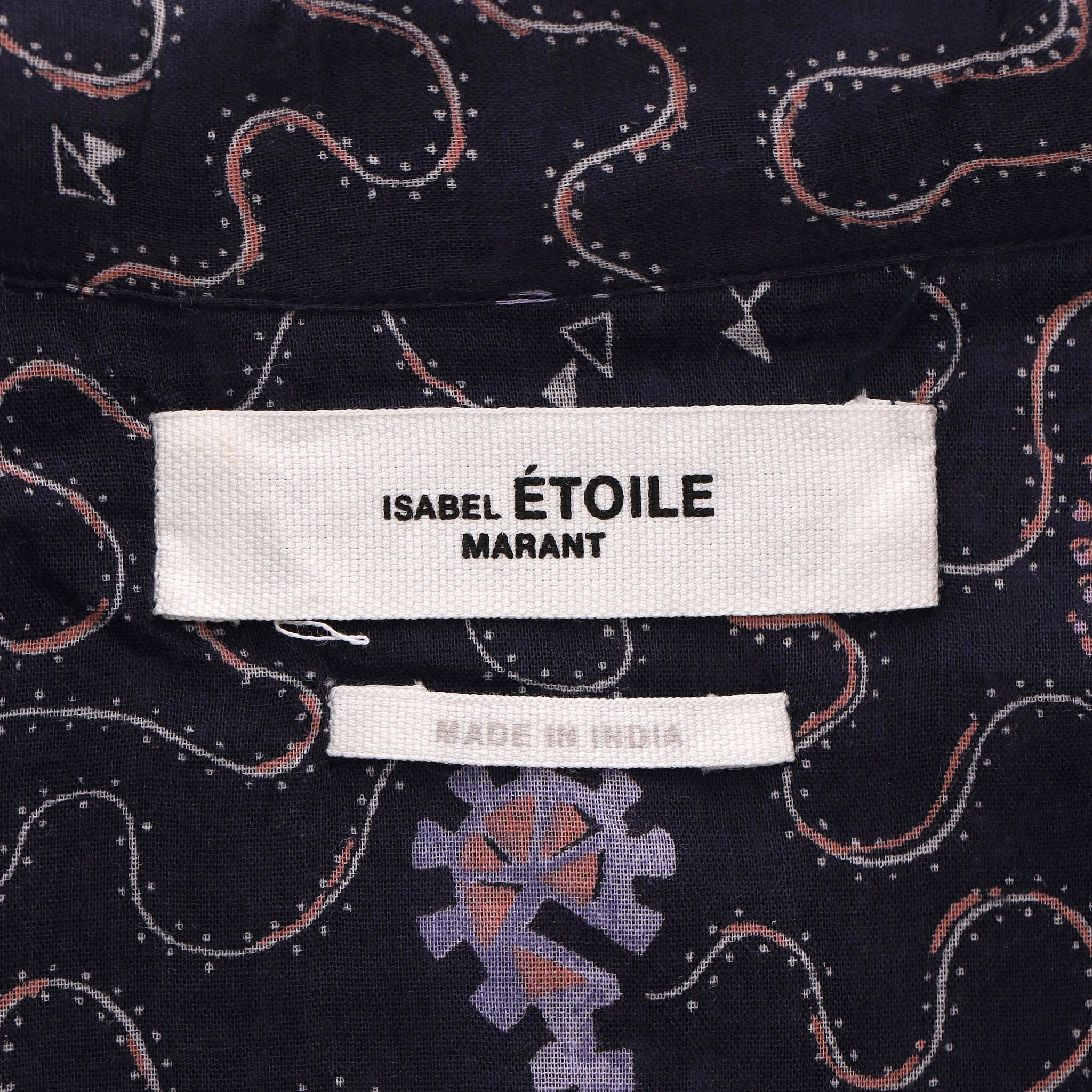Isabel Marant Etoile Paisley Print Cotton Top & Skirt Two-Piece Set. Size 34/36FR - Image 8