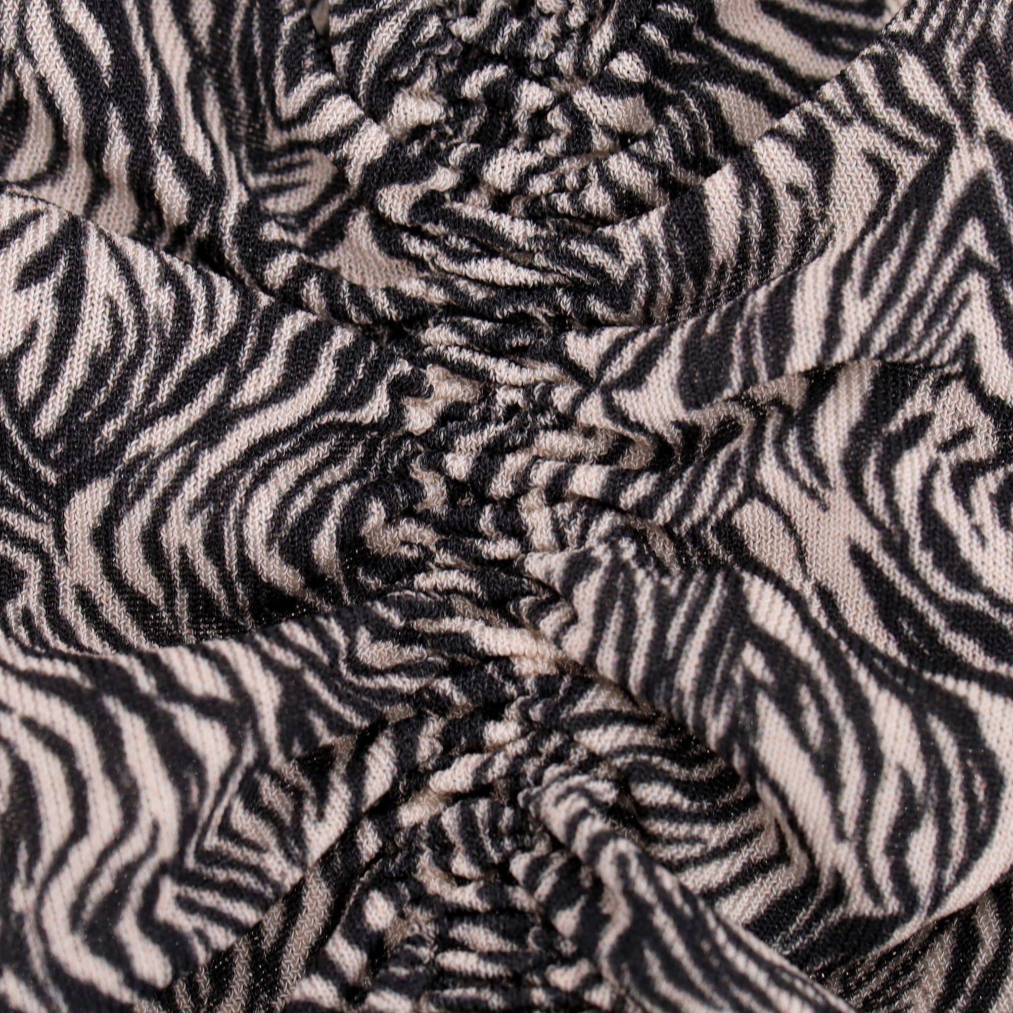 Isabel Marant Ghita Ruched Zebra Print Mini Dress. Size 34FR - Image 10