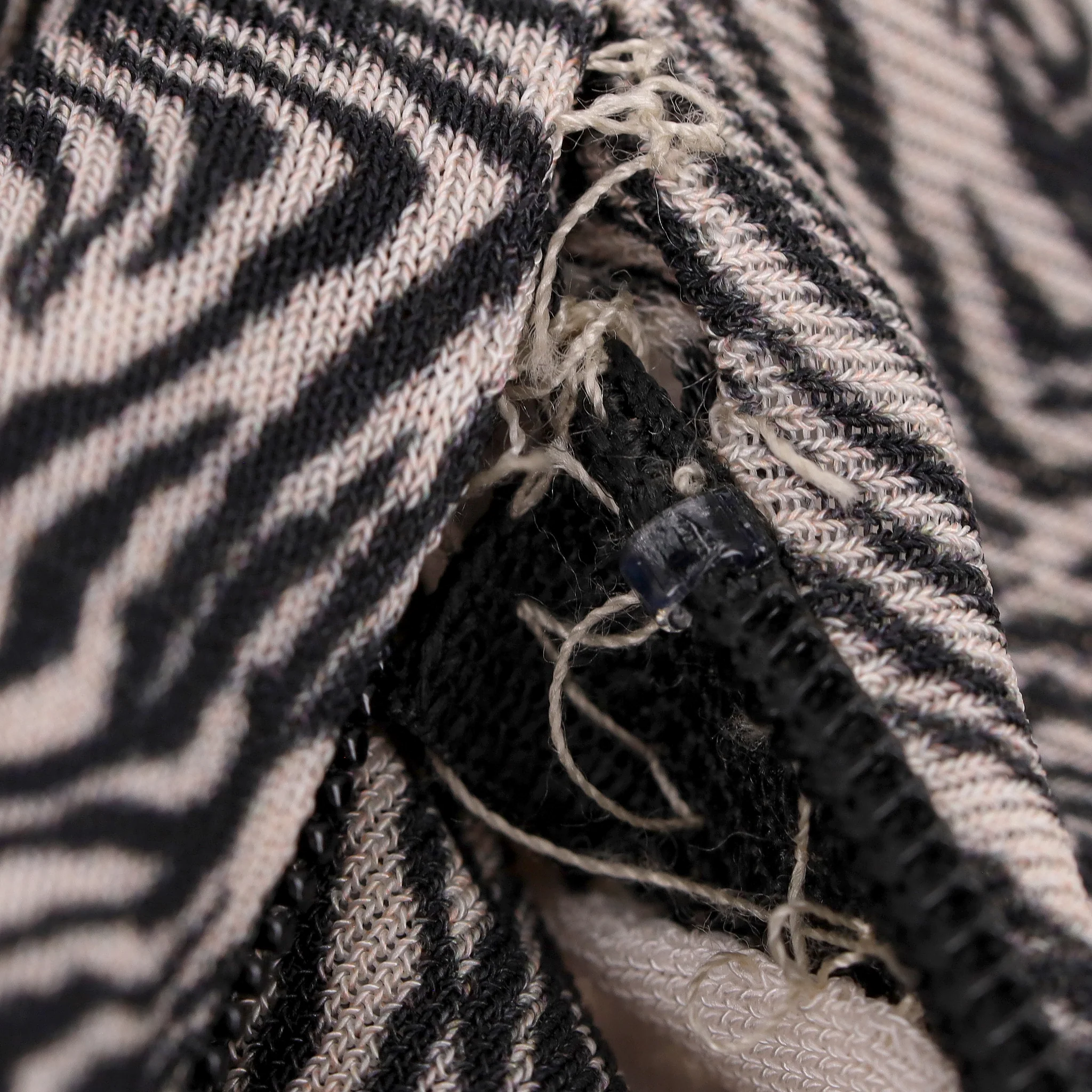 Isabel Marant Ghita Ruched Zebra Print Mini Dress. Size 34FR - Image 9