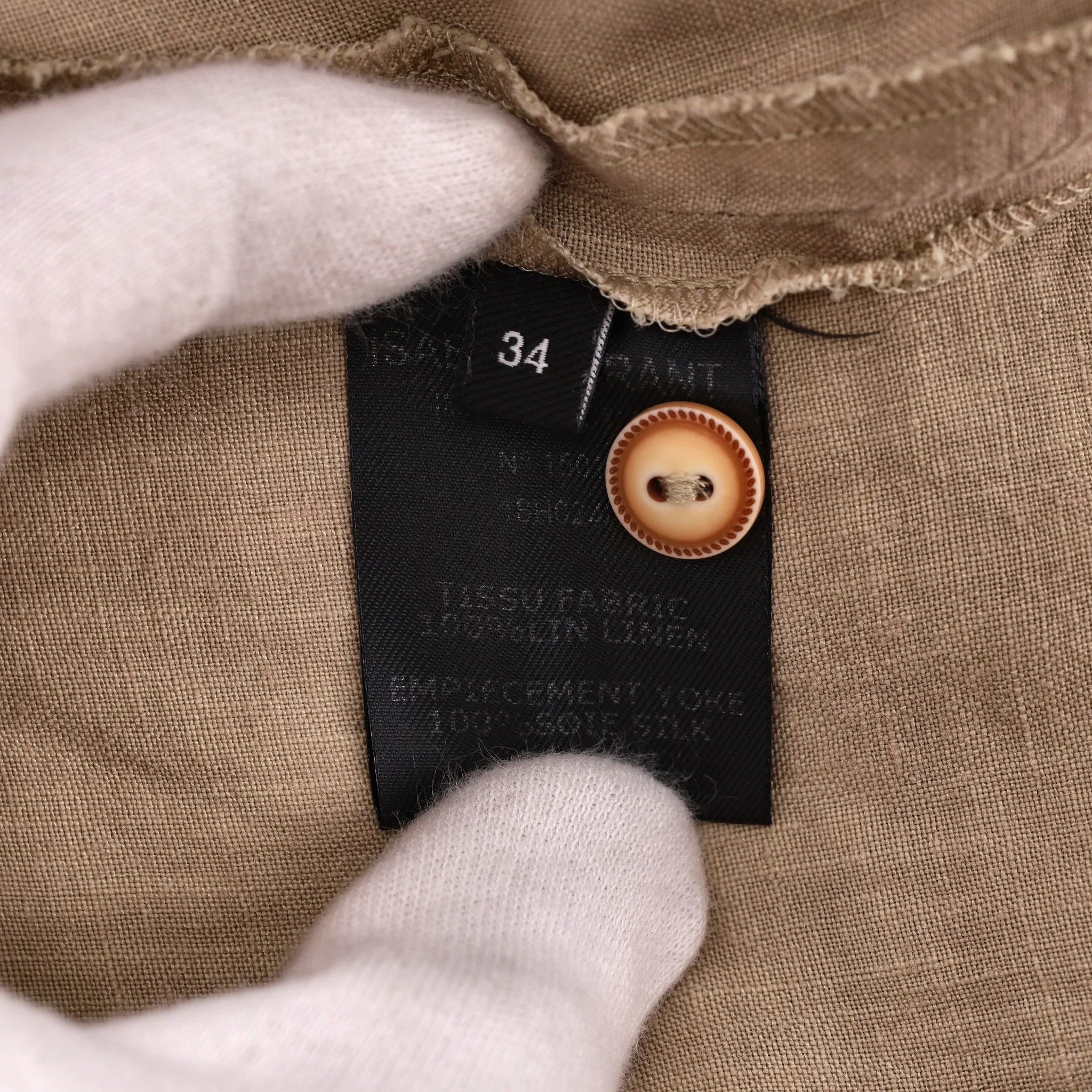 Isabel Marant Linen Top with Floral Trims. Size 34FR - Image 7