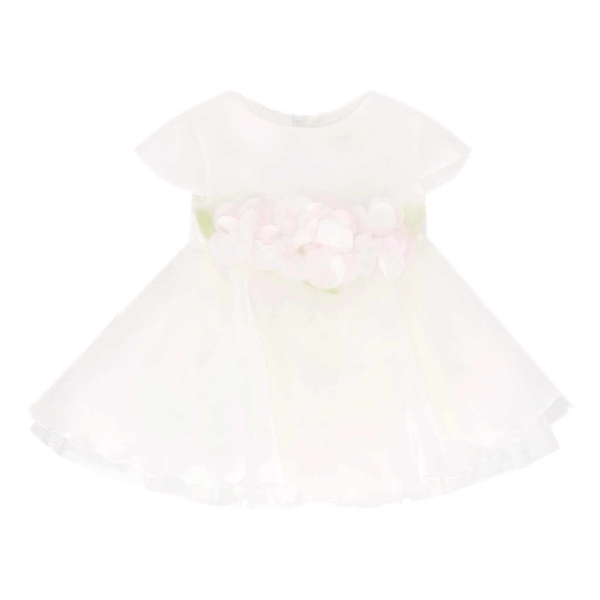Bimbalo Baby Girl Flower Embellished Cotton Dress. Size 3M
