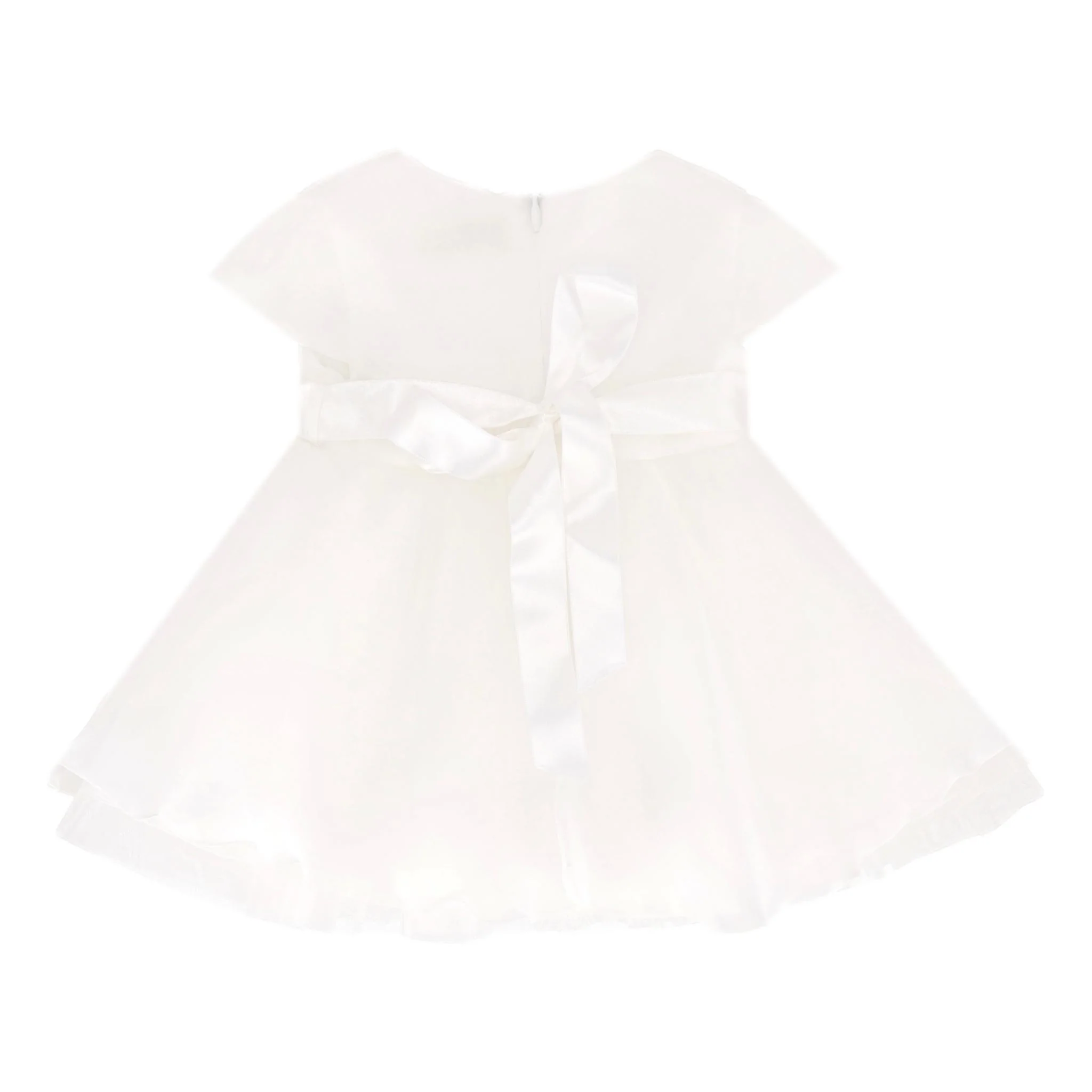 Bimbalo Baby Girl Flower Embellished Cotton Dress. Size 3M - Image 2