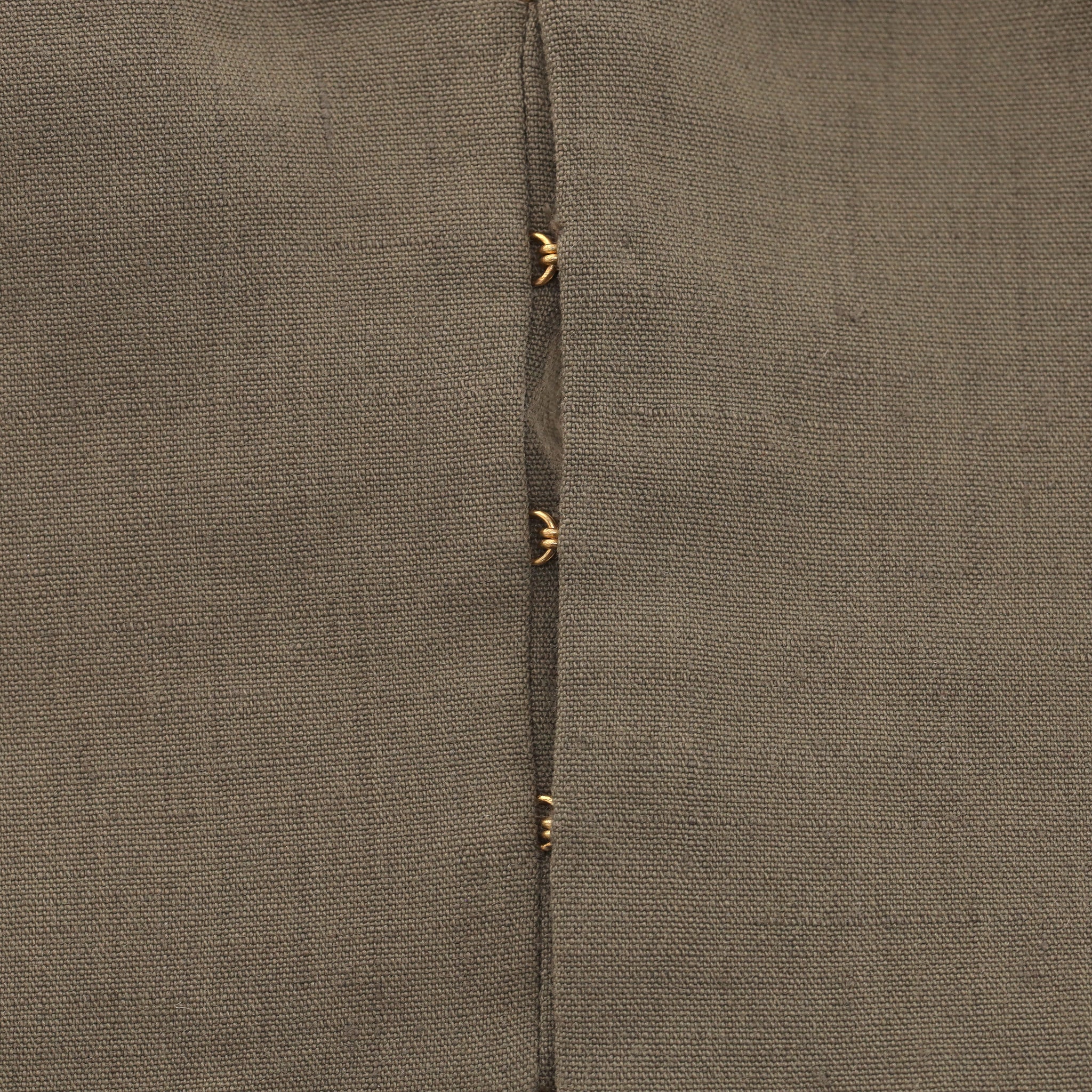 Jacquemus Linen Blend Draped Slubbed-Canvas Mini Dress. Size 40FR - Image 10