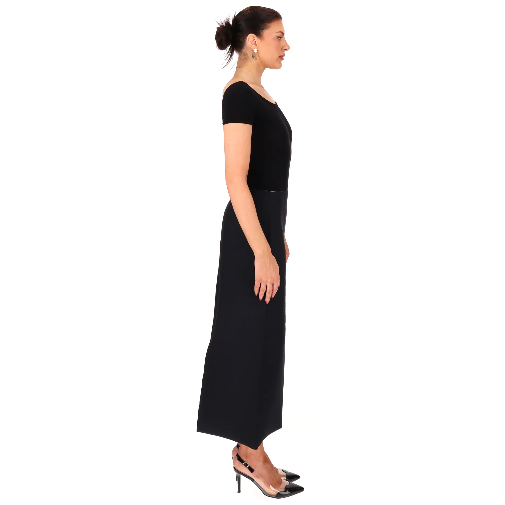Jil Sander Wool Blend Knitted Midi Skirt. Size S - Image 3