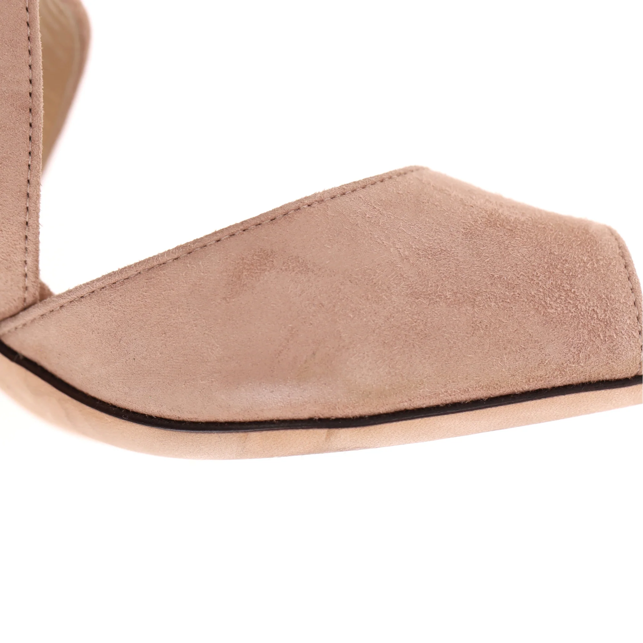 Jimmy Choo Carrie 65 Suede Sandals. Size 34 - Image 10
