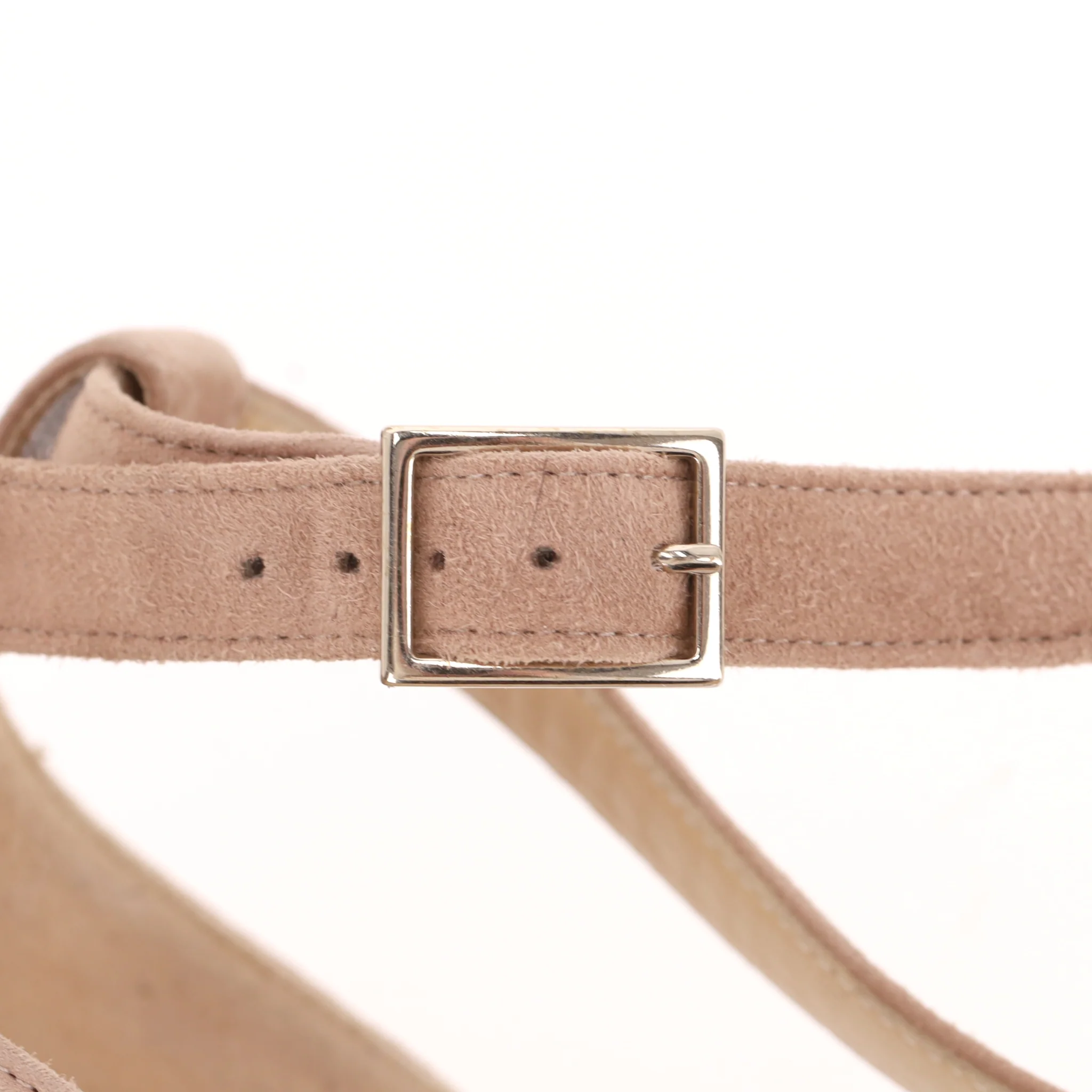 Jimmy Choo Carrie 65 Suede Sandals. Size 34 - Image 7