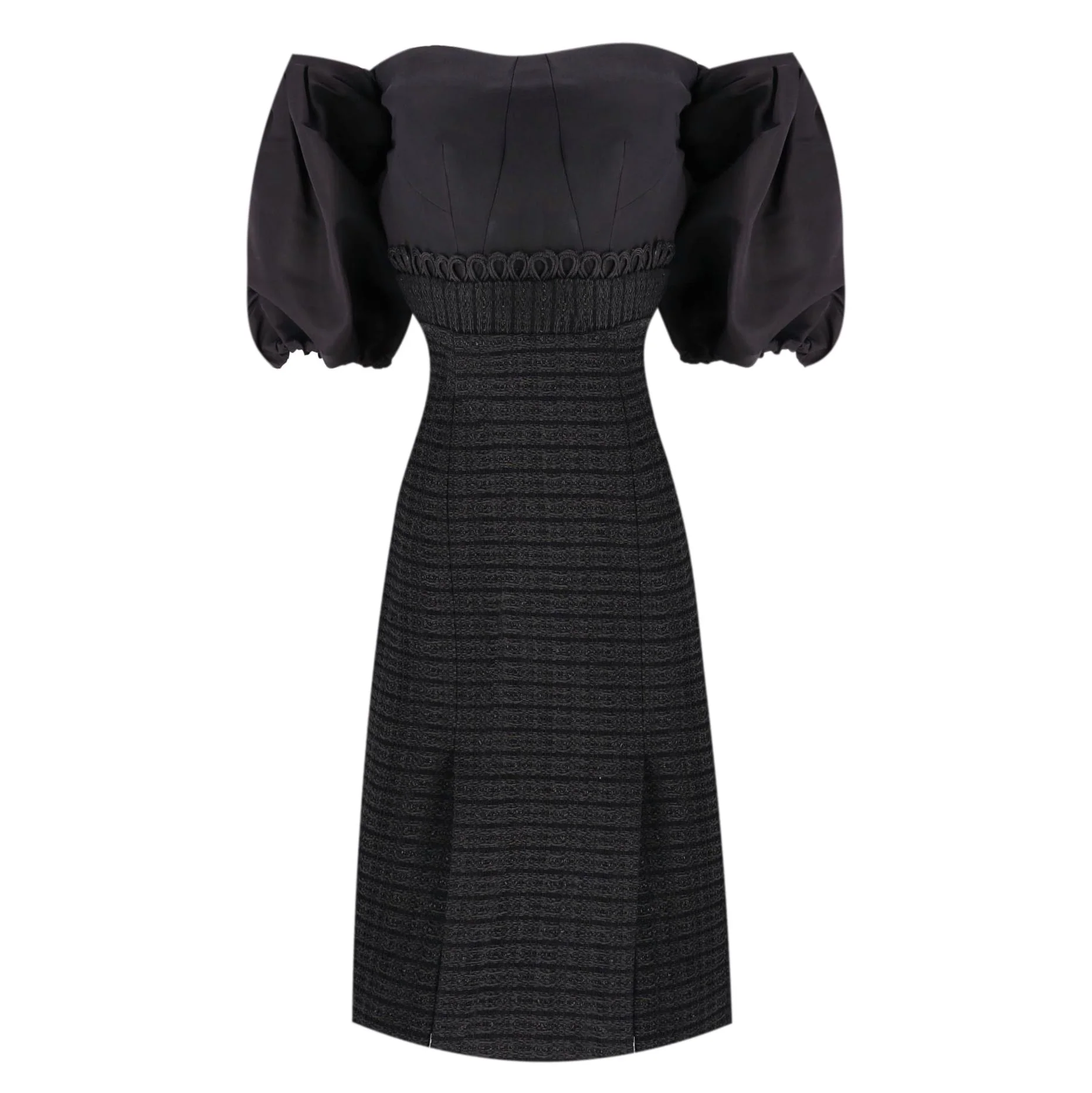 Jonathan Simkhai Off-The-Shoulder Puff-Sleeve Dress. Size 6US