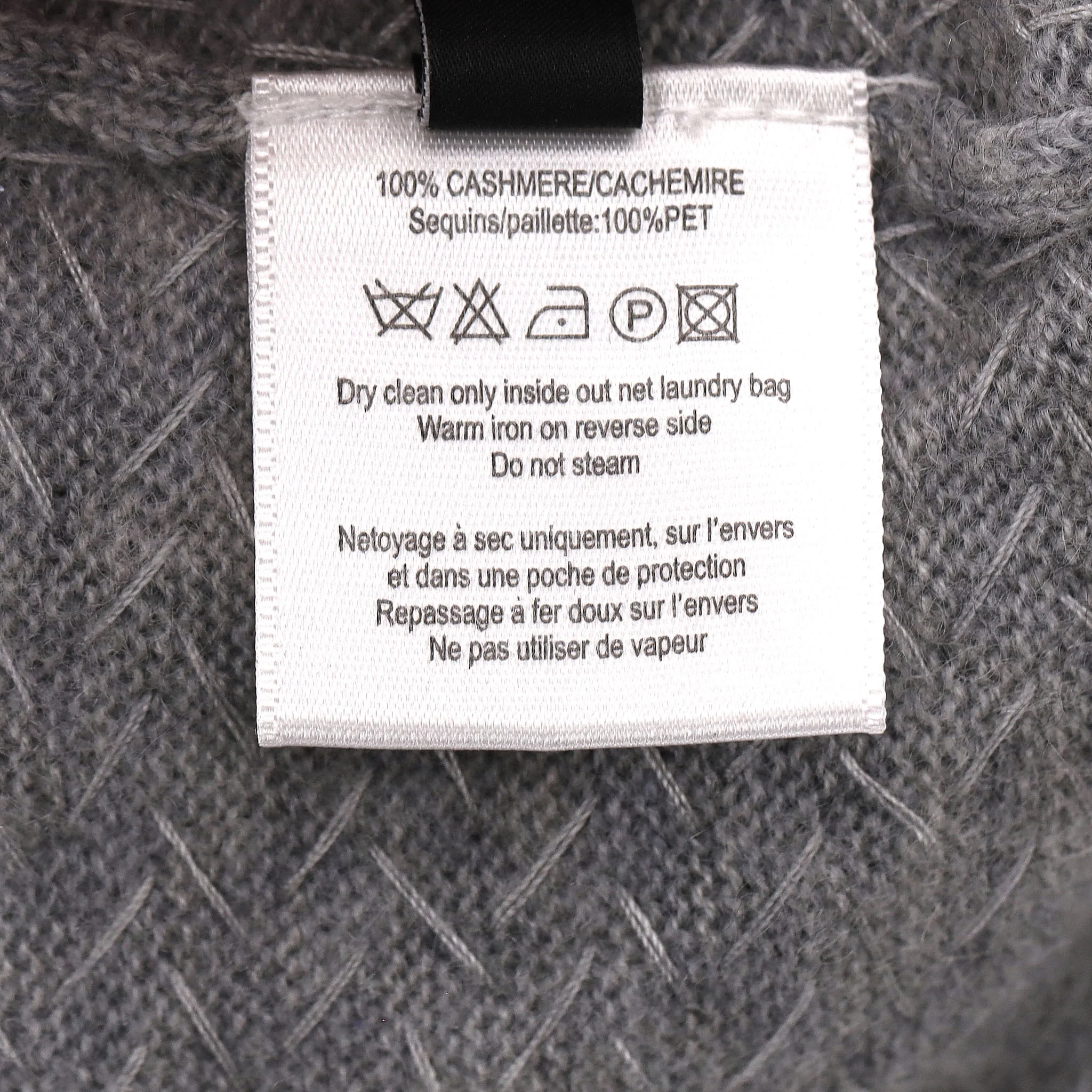 Joseph Sequin Zip-Up Hooded Cashmere Cardigan. Size M - Image 8