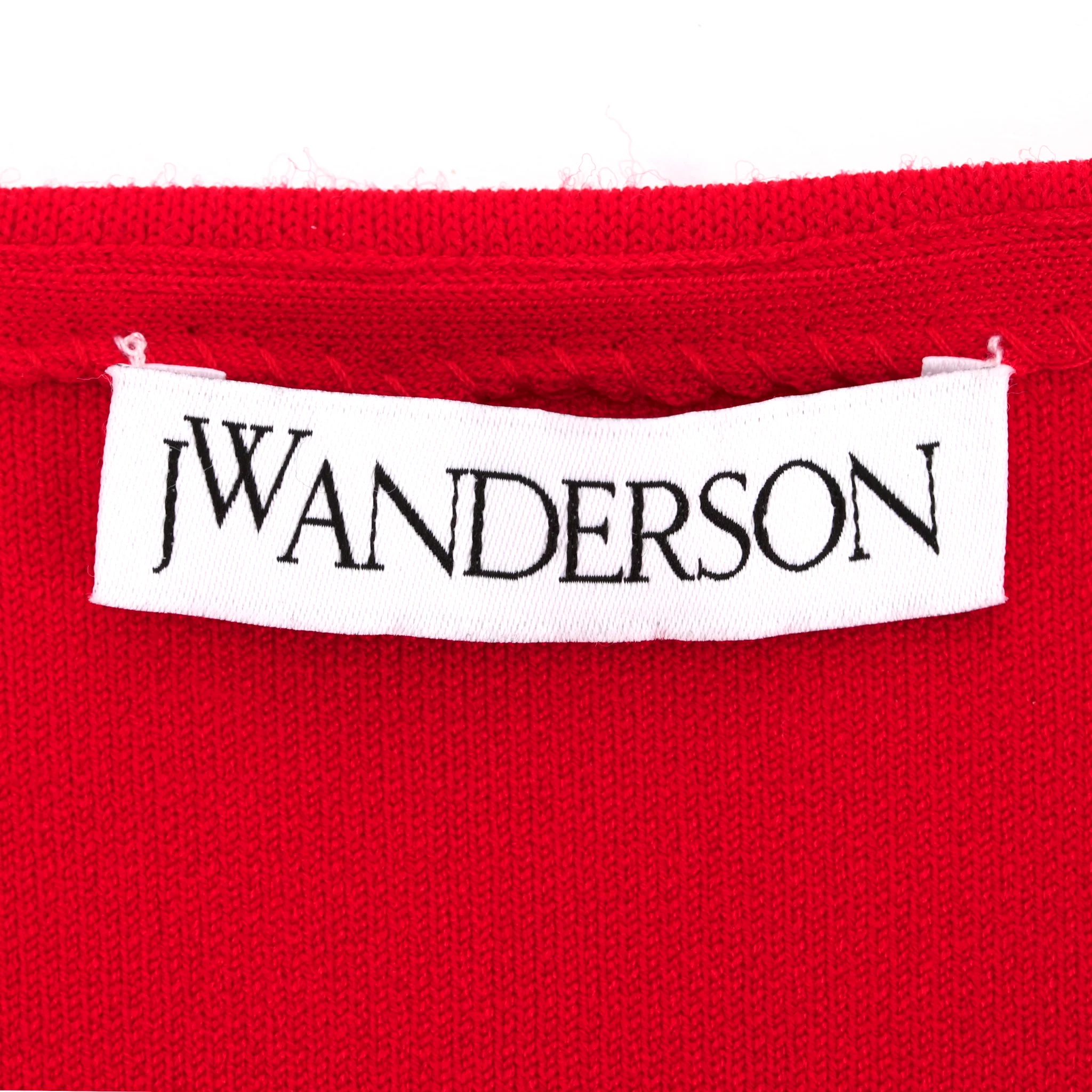 JW Anderson Bodycon V-Neck Dress. Size S - Image 6