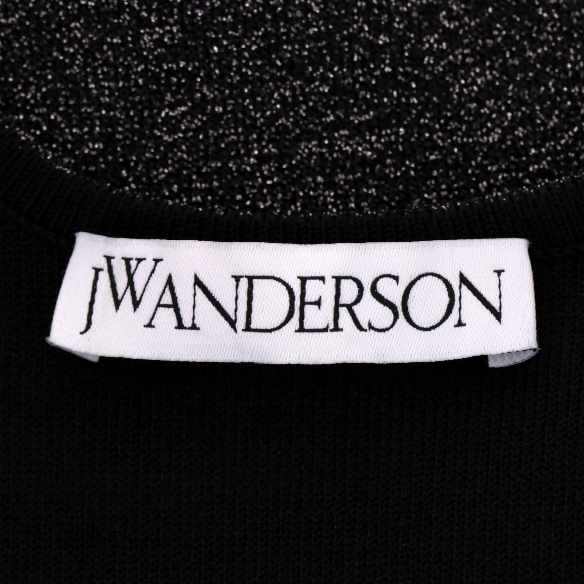 JW Anderson Cut-Out Detail Metallic Asymmetric Dress. Size M - Image 7