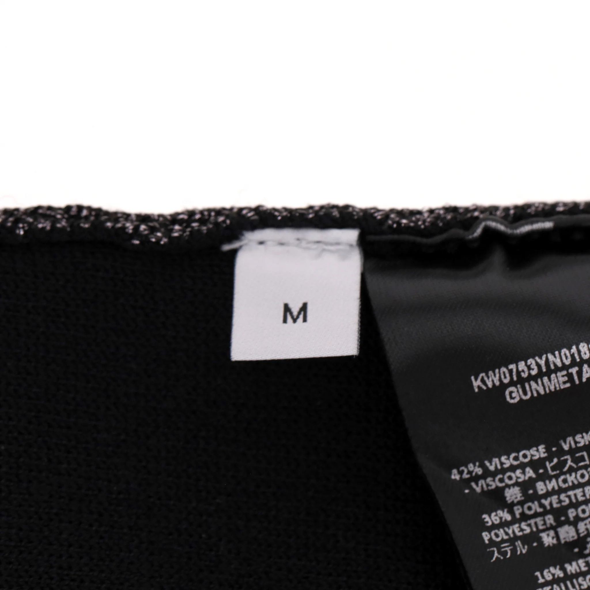 JW Anderson Cut-Out Detail Metallic Asymmetric Dress. Size M - Image 8