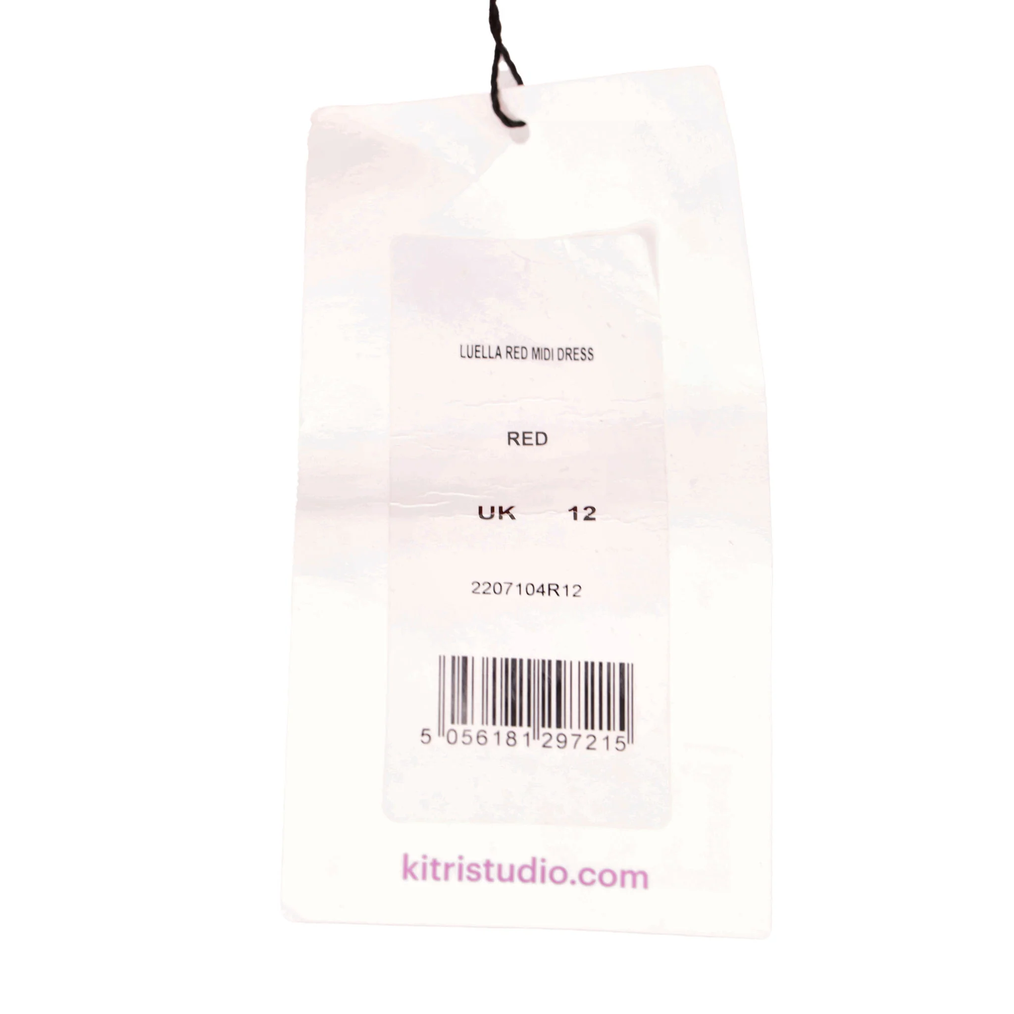 Kitri Linen & Cotton Blend Midi Dress With Balloon Sleeves. Size 12UK - Image 6