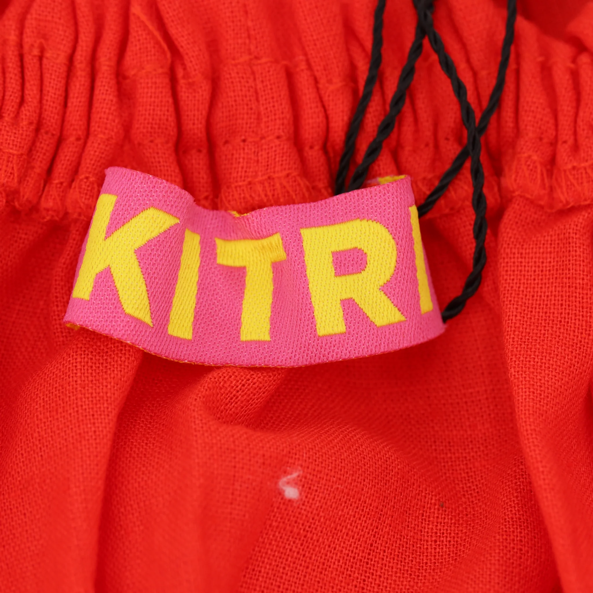 Kitri Linen & Cotton Blend Midi Dress With Balloon Sleeves. Size 12UK - Image 8