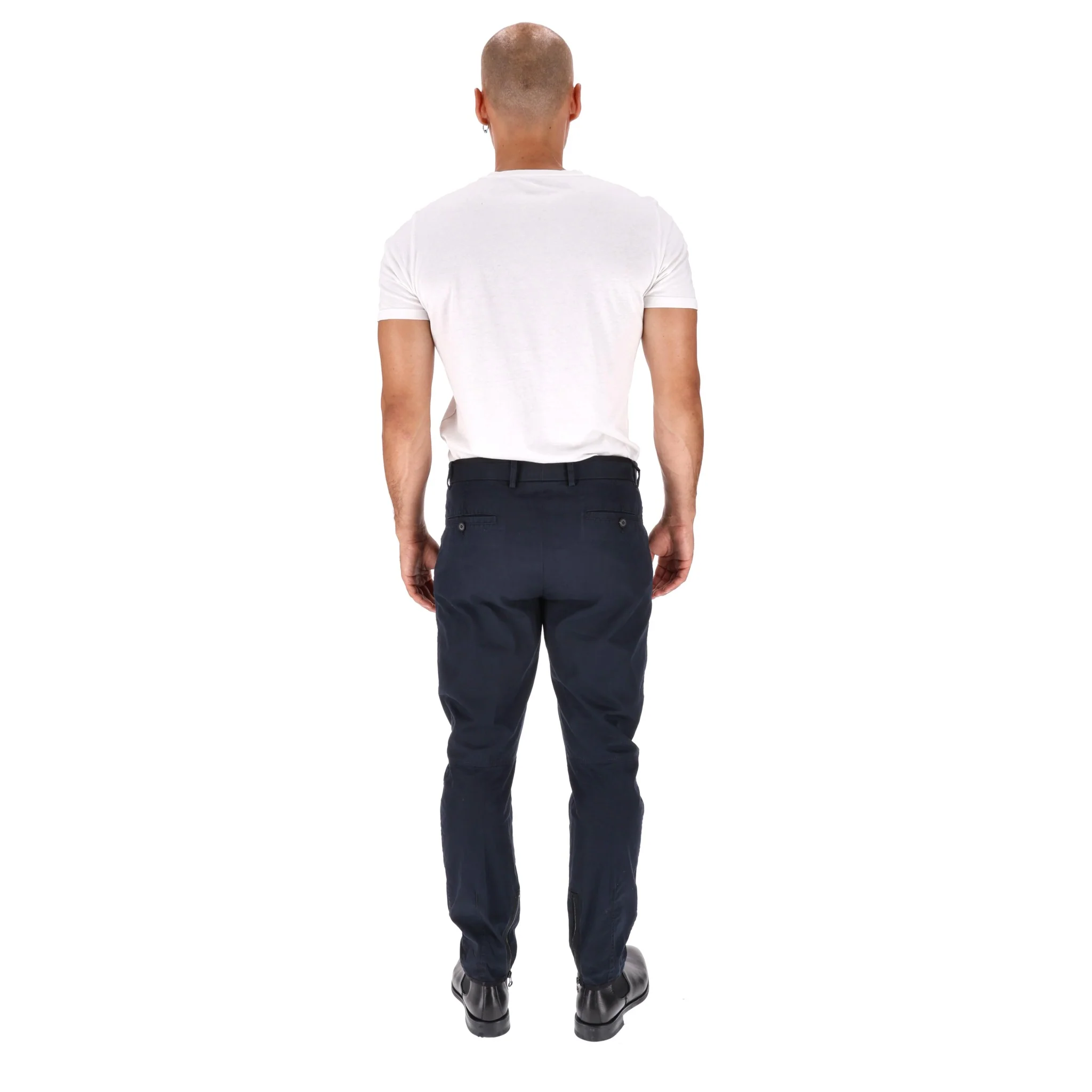 Lanvin Cotton Trousers With Zipped Cuffs. Size 50IT - Image 4