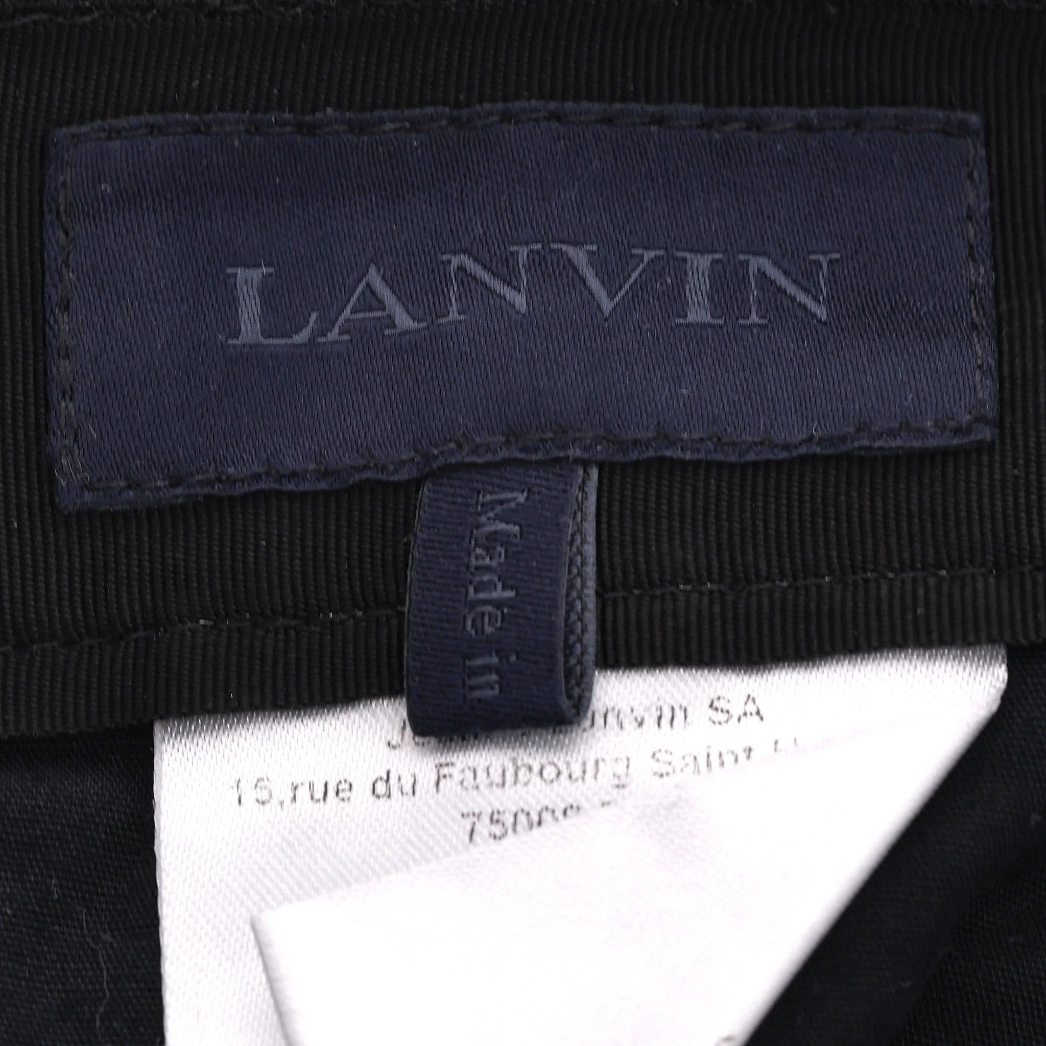 Lanvin Cotton Trousers With Zipped Cuffs. Size 50IT - Image 6