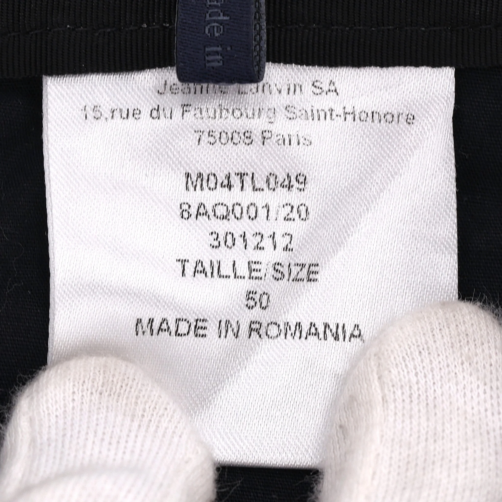 Lanvin Cotton Trousers With Zipped Cuffs. Size 50IT - Image 8