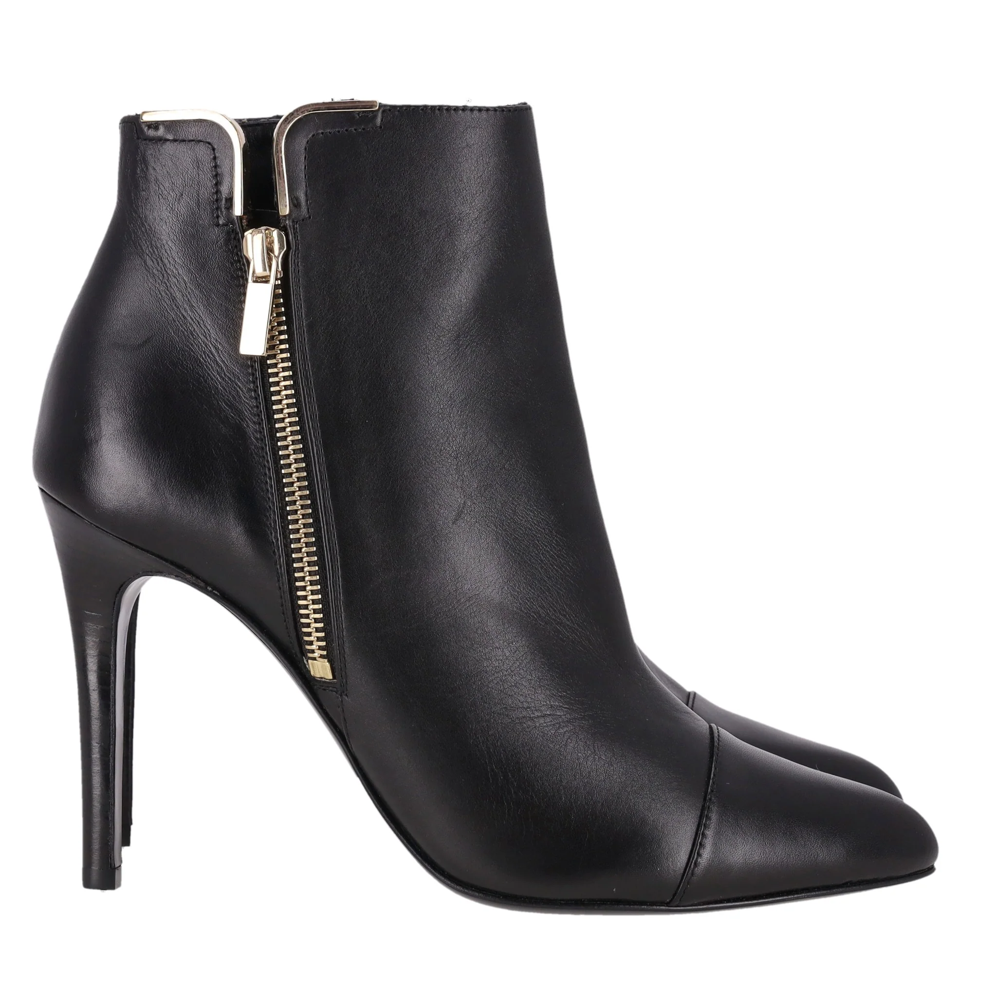 Lanvin Leather Ankle Boots. Size 38.5 - Image 4