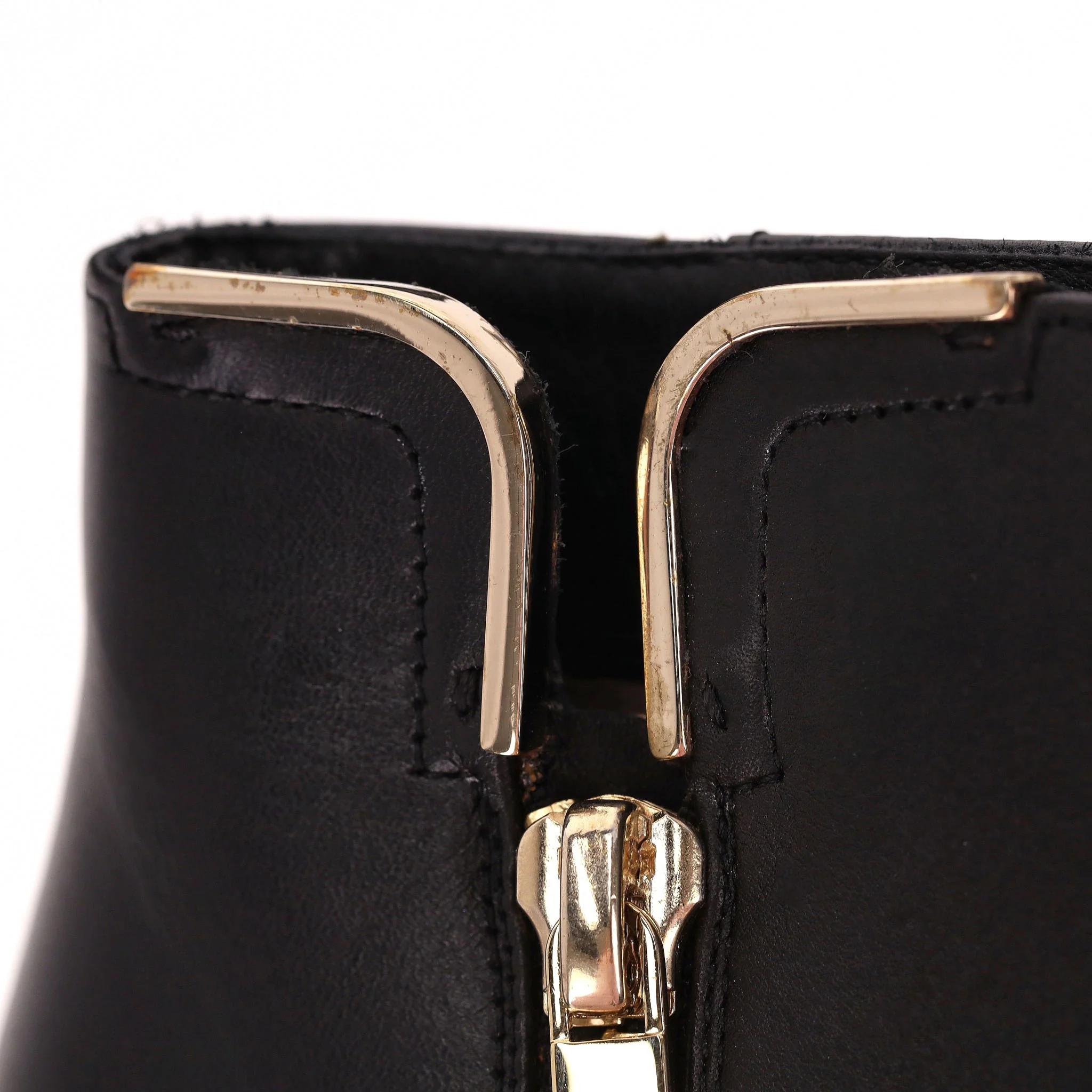 Lanvin Leather Ankle Boots. Size 38.5 - Image 7