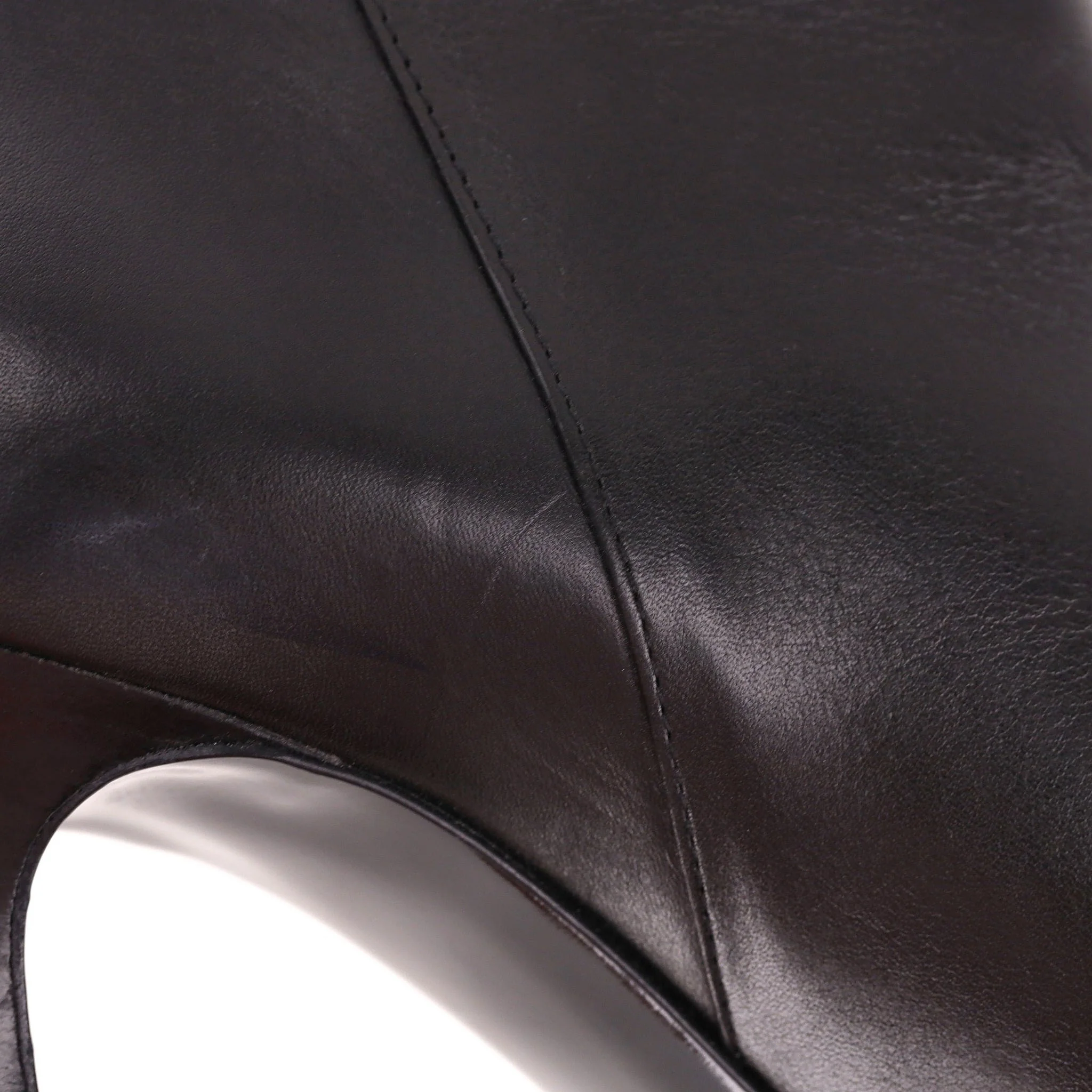 Lanvin Leather Ankle Boots. Size 38.5 - Image 8