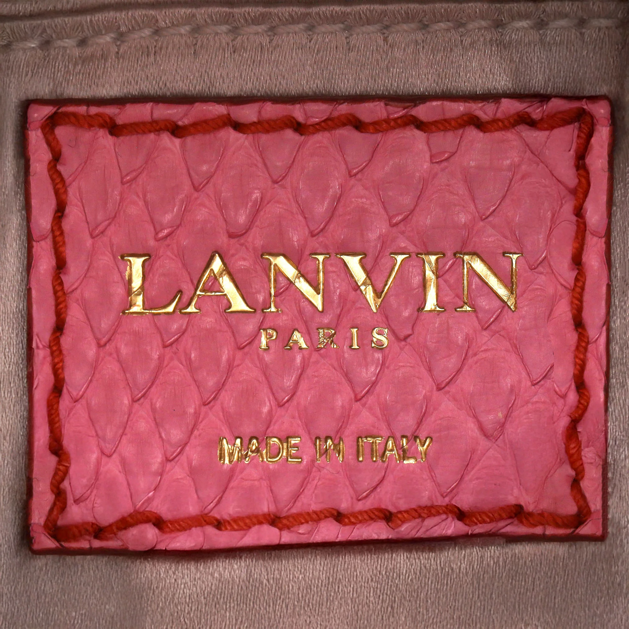 Lanvin Python Skin Mini Happy Bag - Image 11