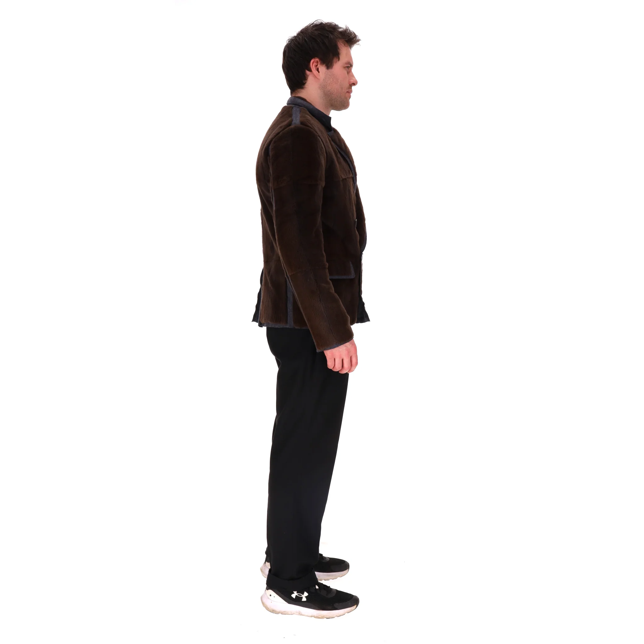 Lanvin Marten Fur Wool Lined Jacket. Size 50EU - Image 3