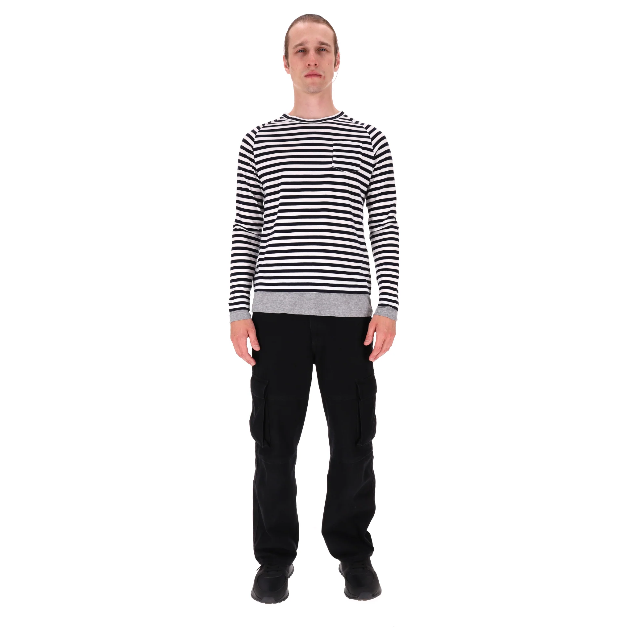 Lardini Striped Long Sleeve Top. Size XS - Image 2