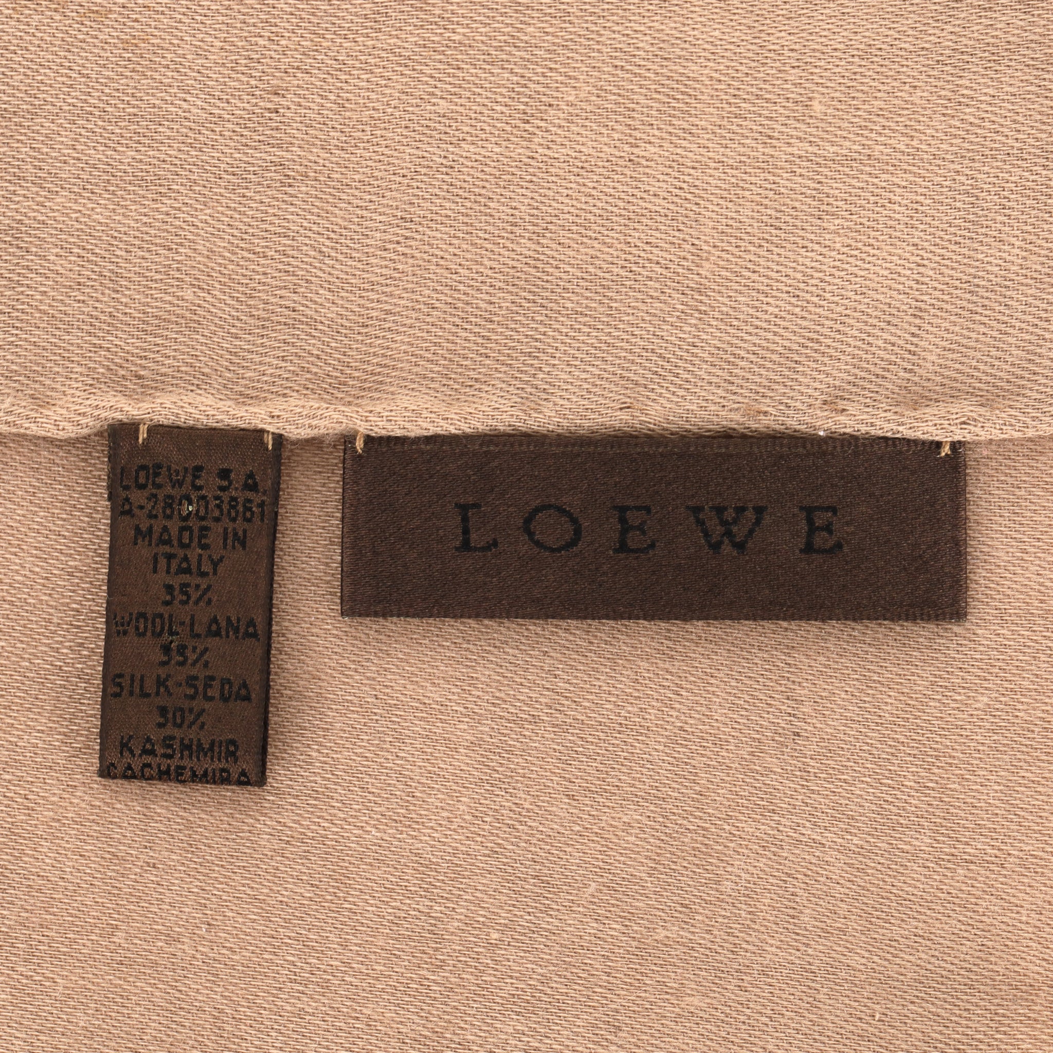 Loewe Anagram Wool, Silk & Cashmere Blend Scarf - Image 6