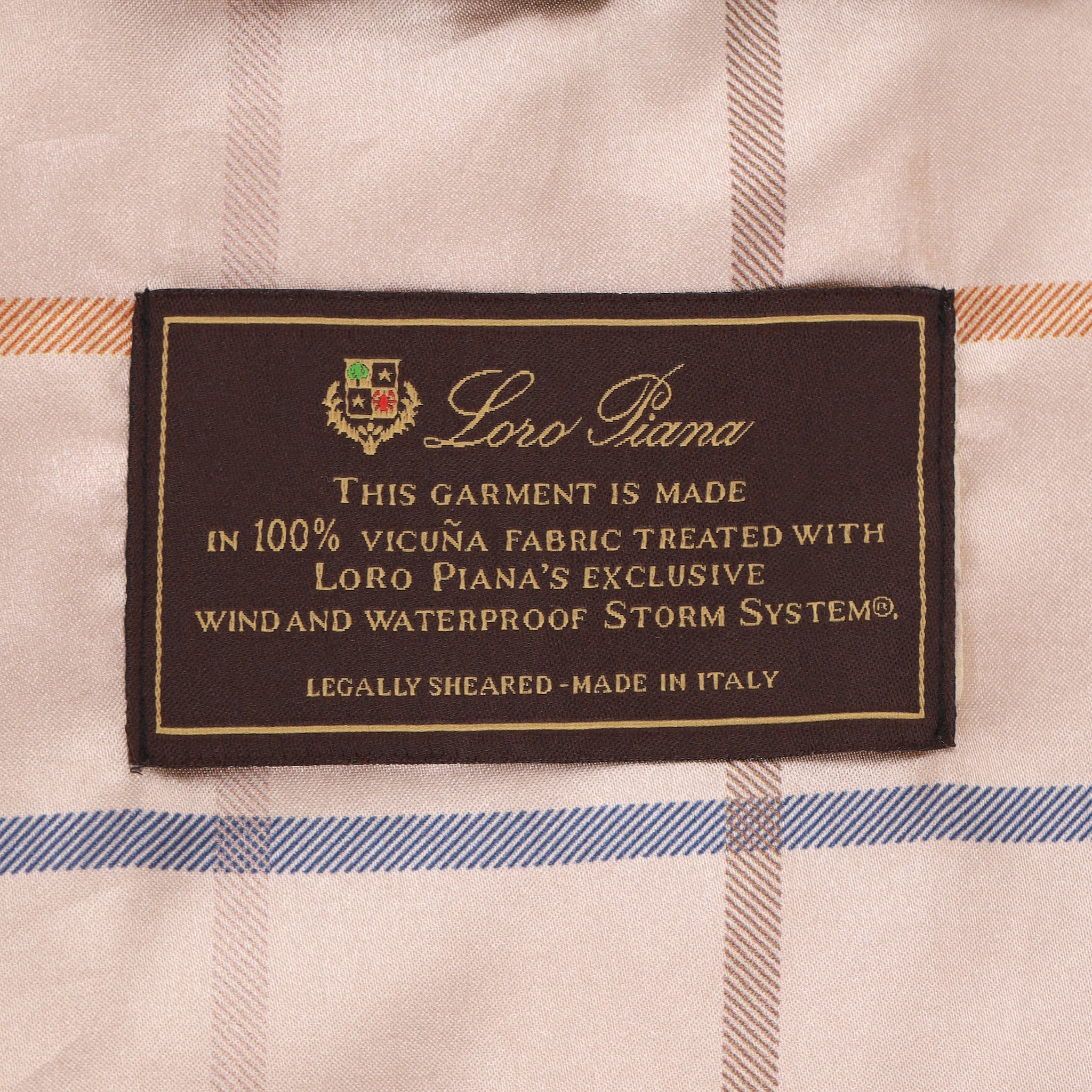 Loro Piana Rarest Vicuna Wool Storm System Field Jacket With Leather Trim. Size L - Image 8