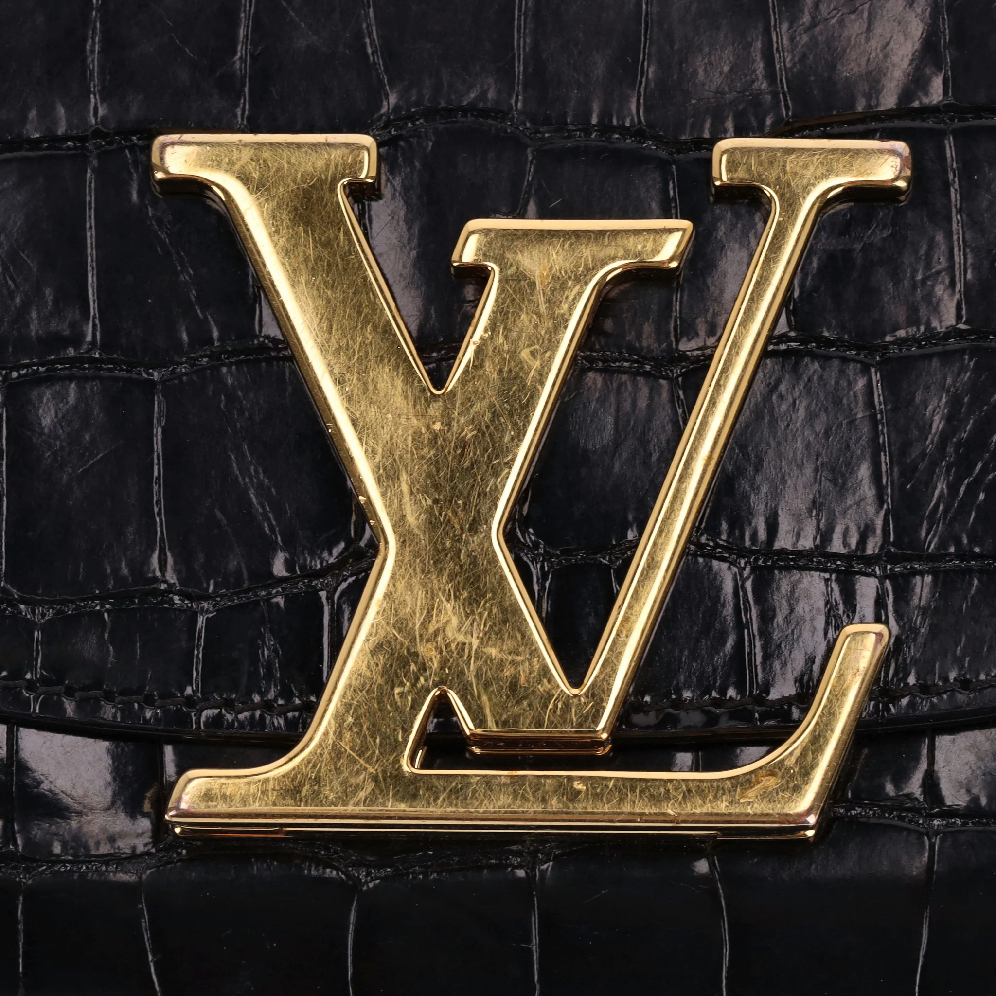 Louis Vuitton Crocodile Skin Capucines Compact Wallet - Image 3