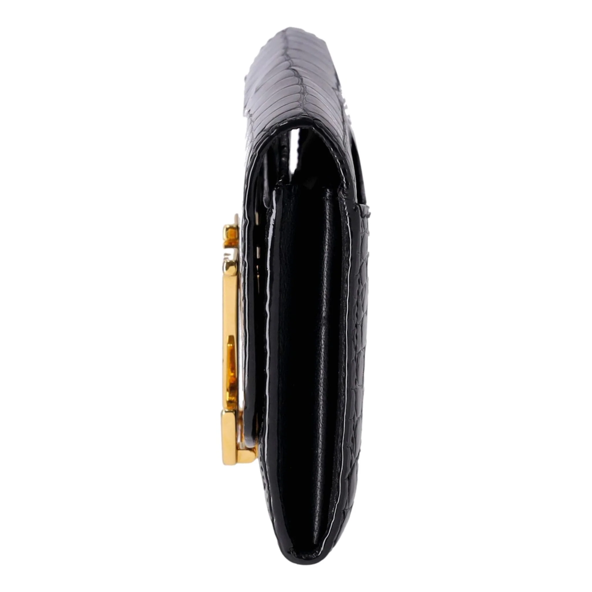 Louis Vuitton Crocodile Skin Capucines Compact Wallet - Image 4